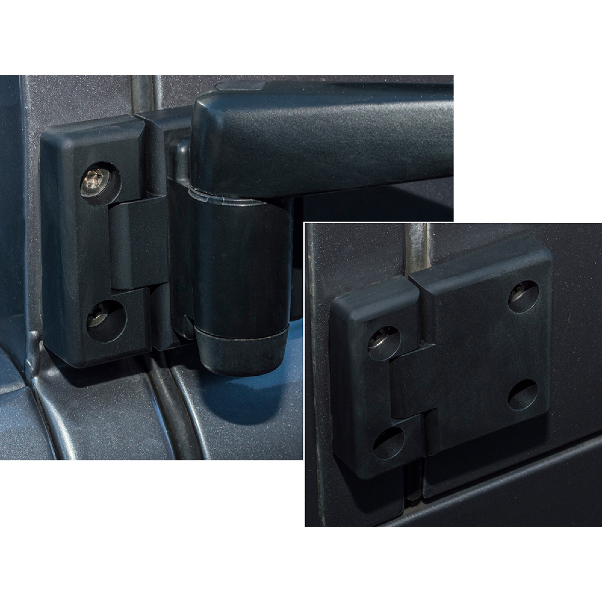 Front Door Hinges Anodised Black Aluminium 90/110 and Series 3 Comes with Steel Hinge Pins. 4 Hinges Per Set Complete with Fixings