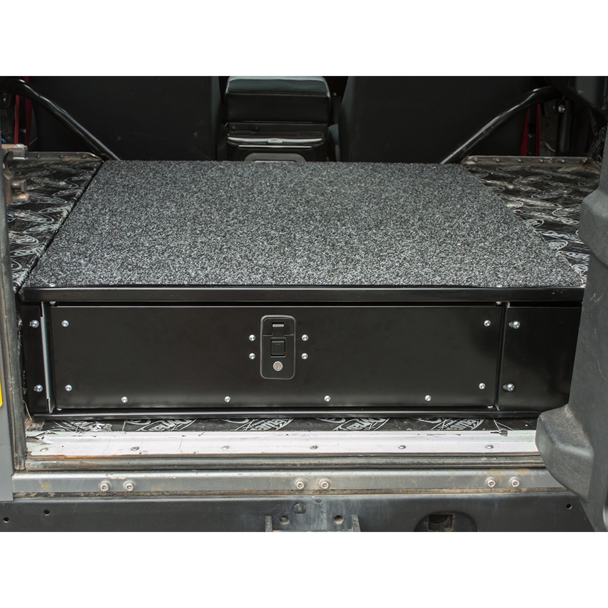 Rear Defender 90 Hd Drawer System Push Lock