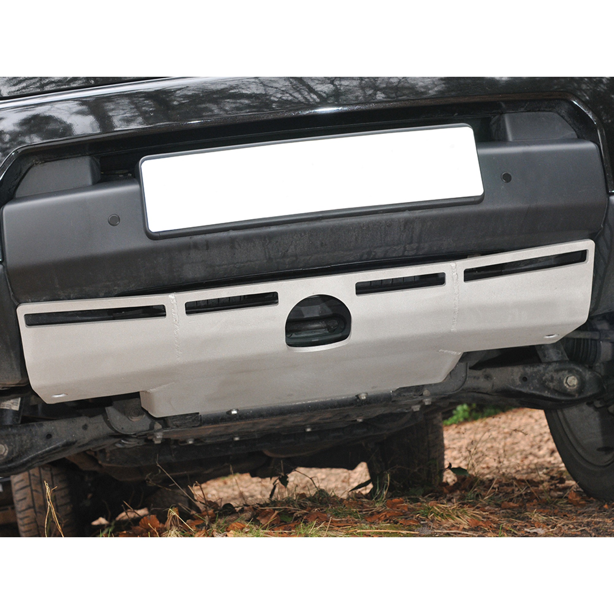 Sump Guard 8mm Aluminium Silver Finish for Discovery 4