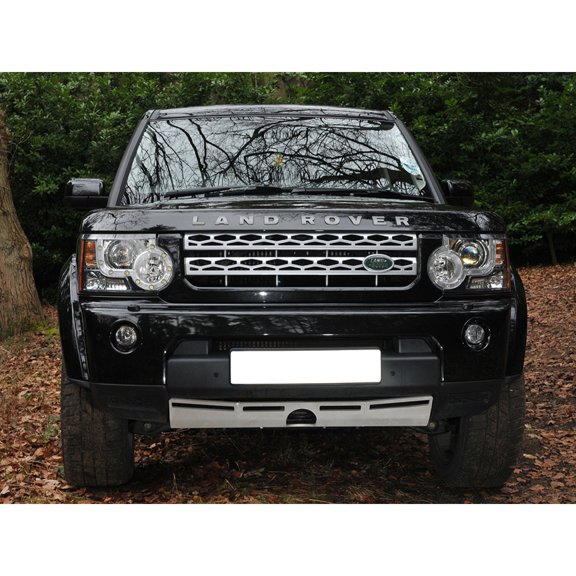 Sump Guard 8mm Aluminium Silver Finish for Discovery 4