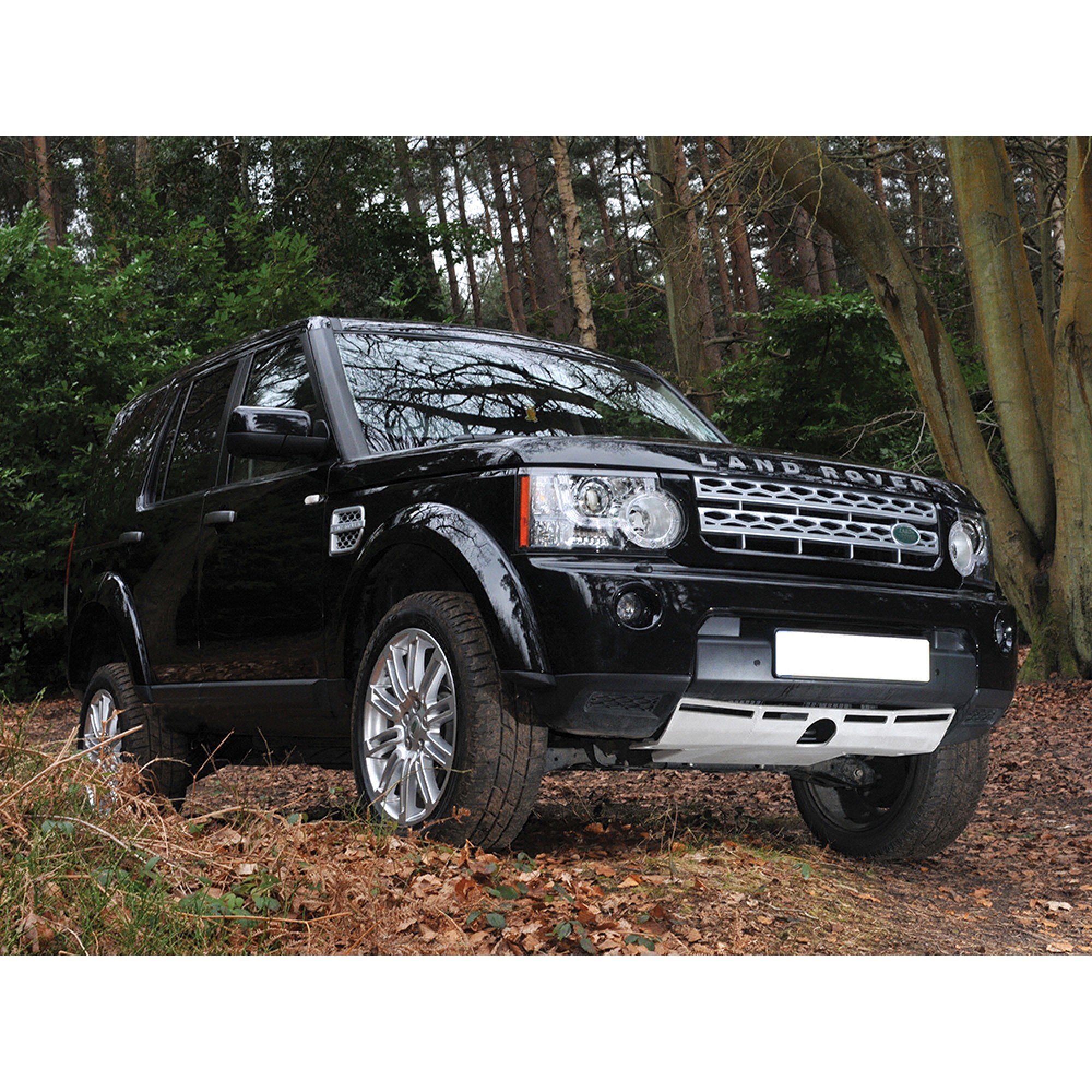Sump Guard 8mm Aluminium Silver Finish for Discovery 4