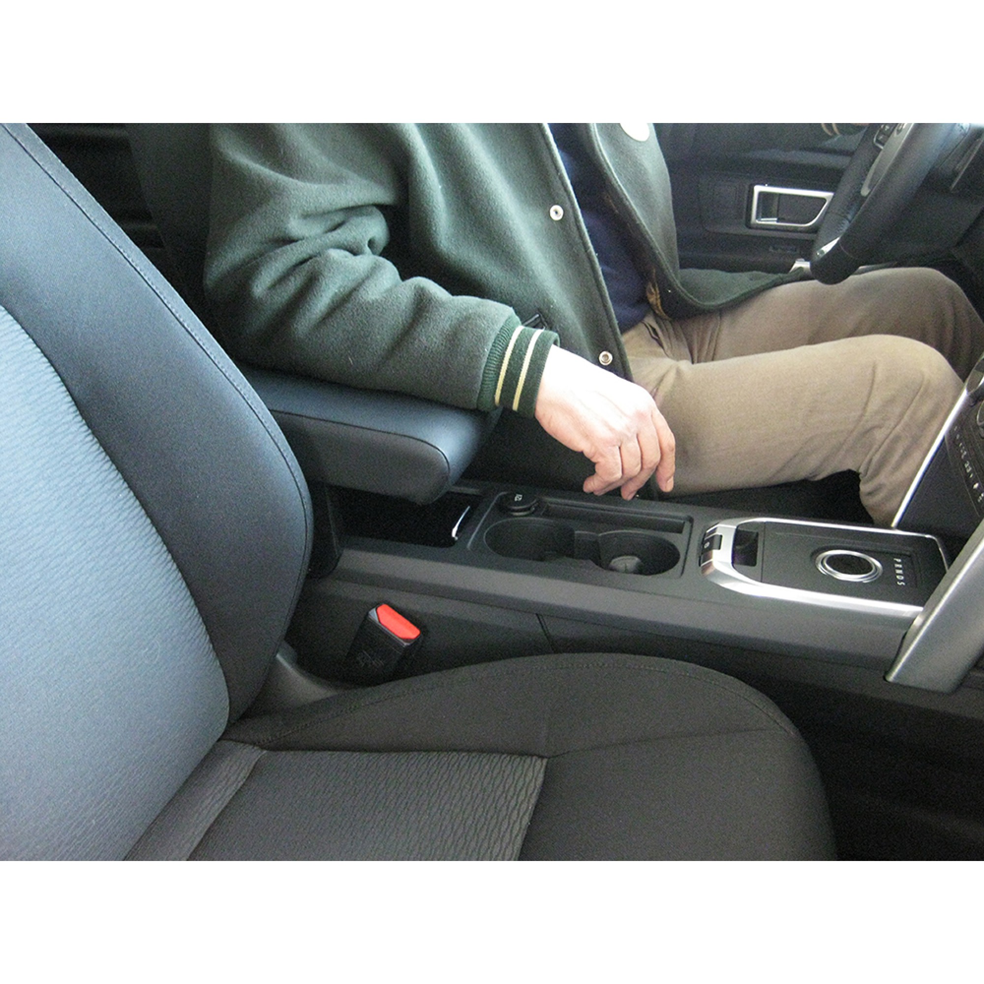 Discovery Sport Armrest Black Eco Leather