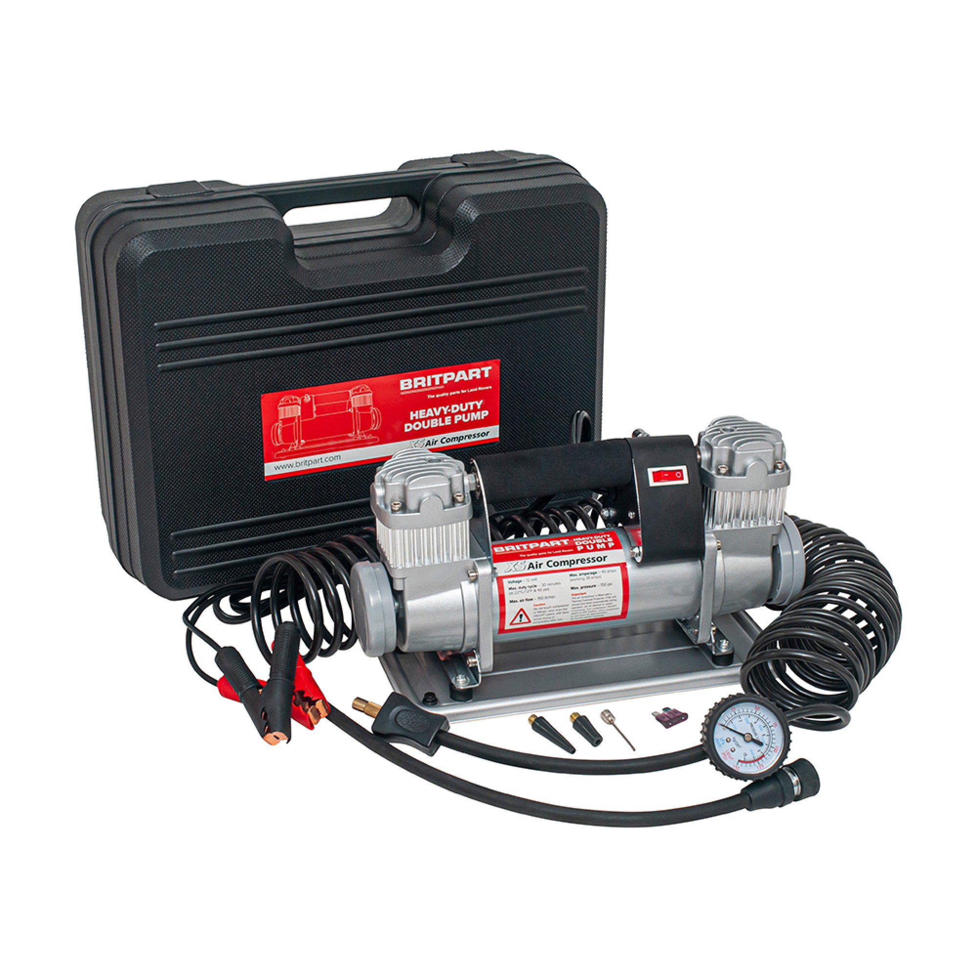 Double Pump Hd Portable Air Compressor
