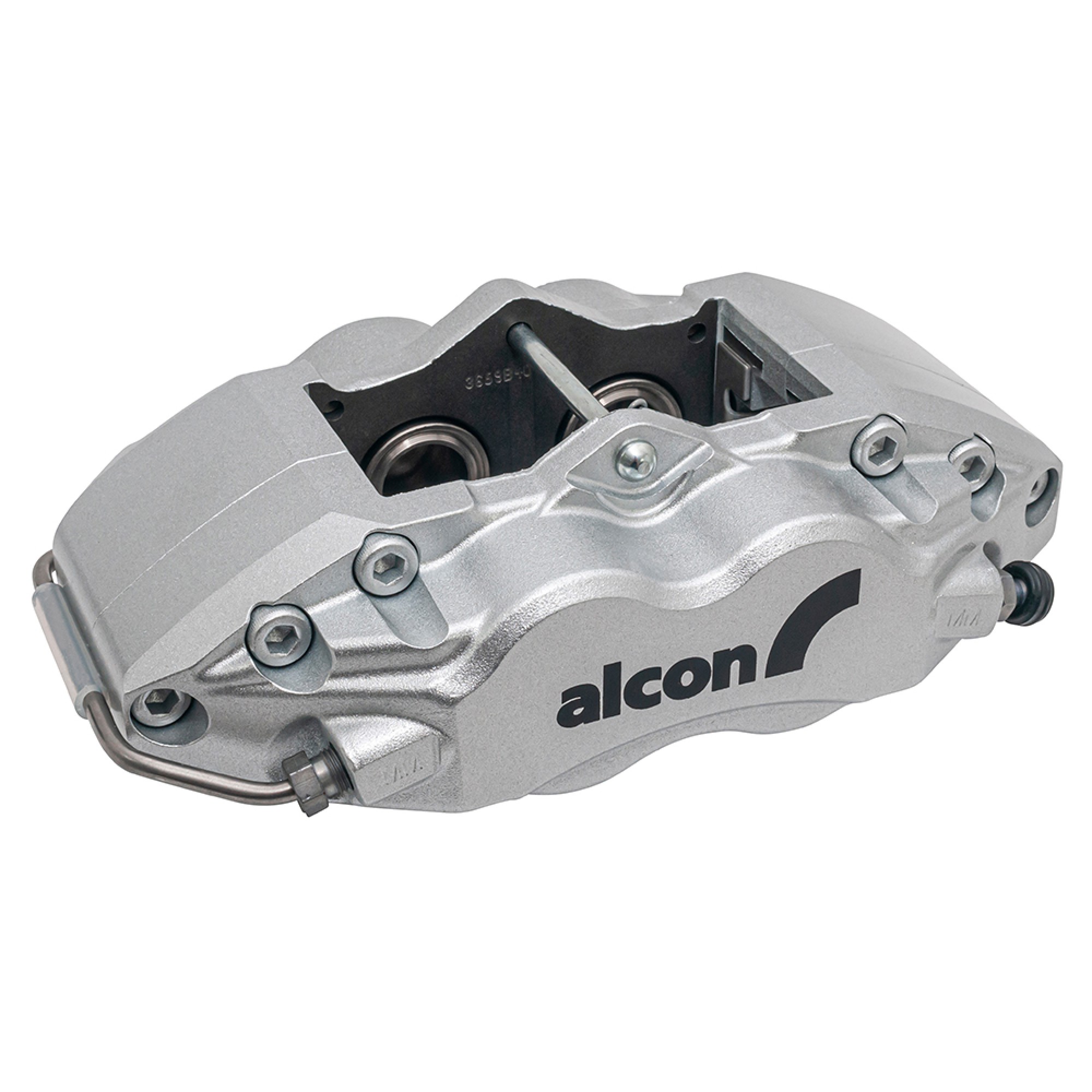 Alcon 4 Piston Rear Disc Caliper Kit - Defender 16" & 18" Wheels - Silver