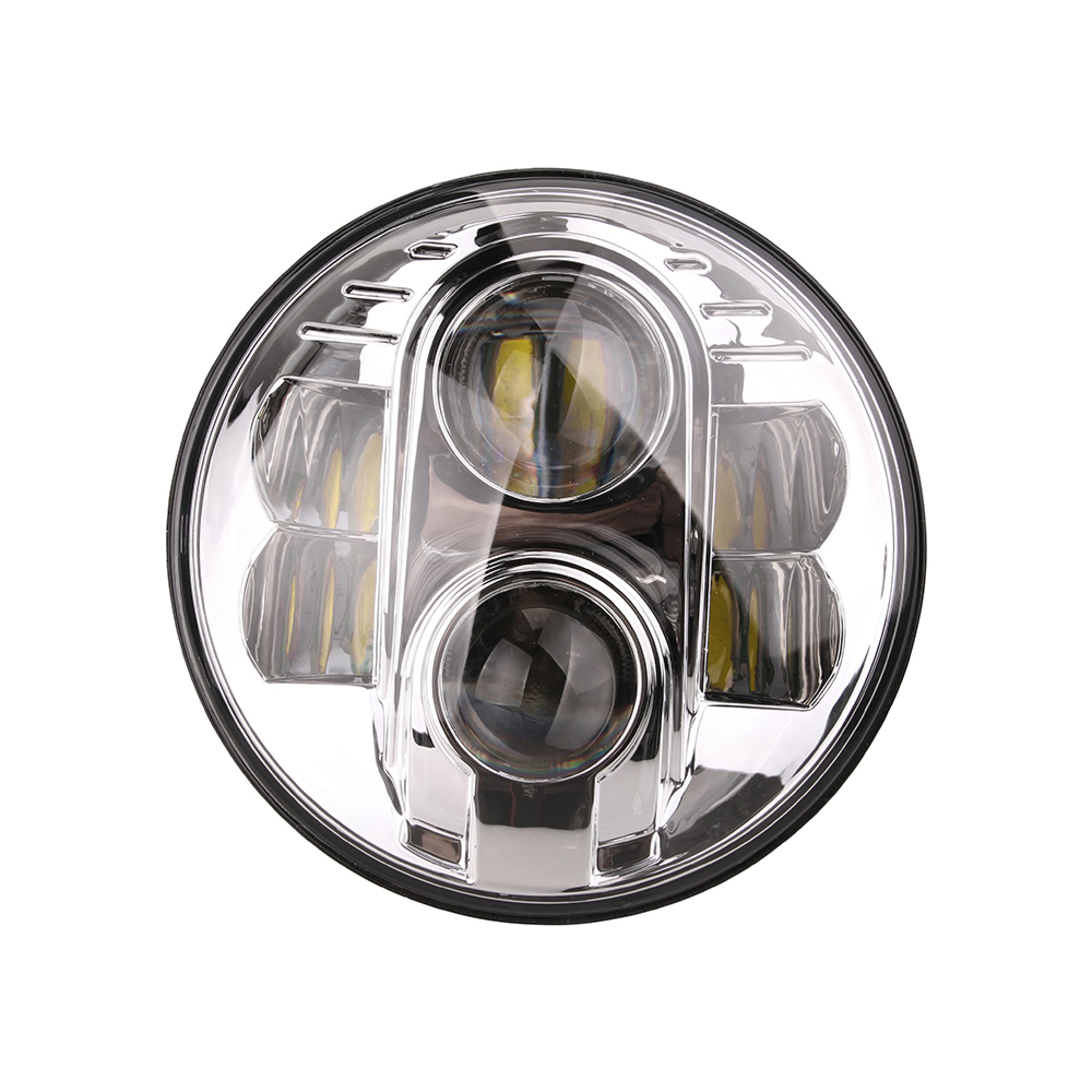 Single Lynx Eye Led Headlamp RHD 7 Inch Round Dot & E Marked