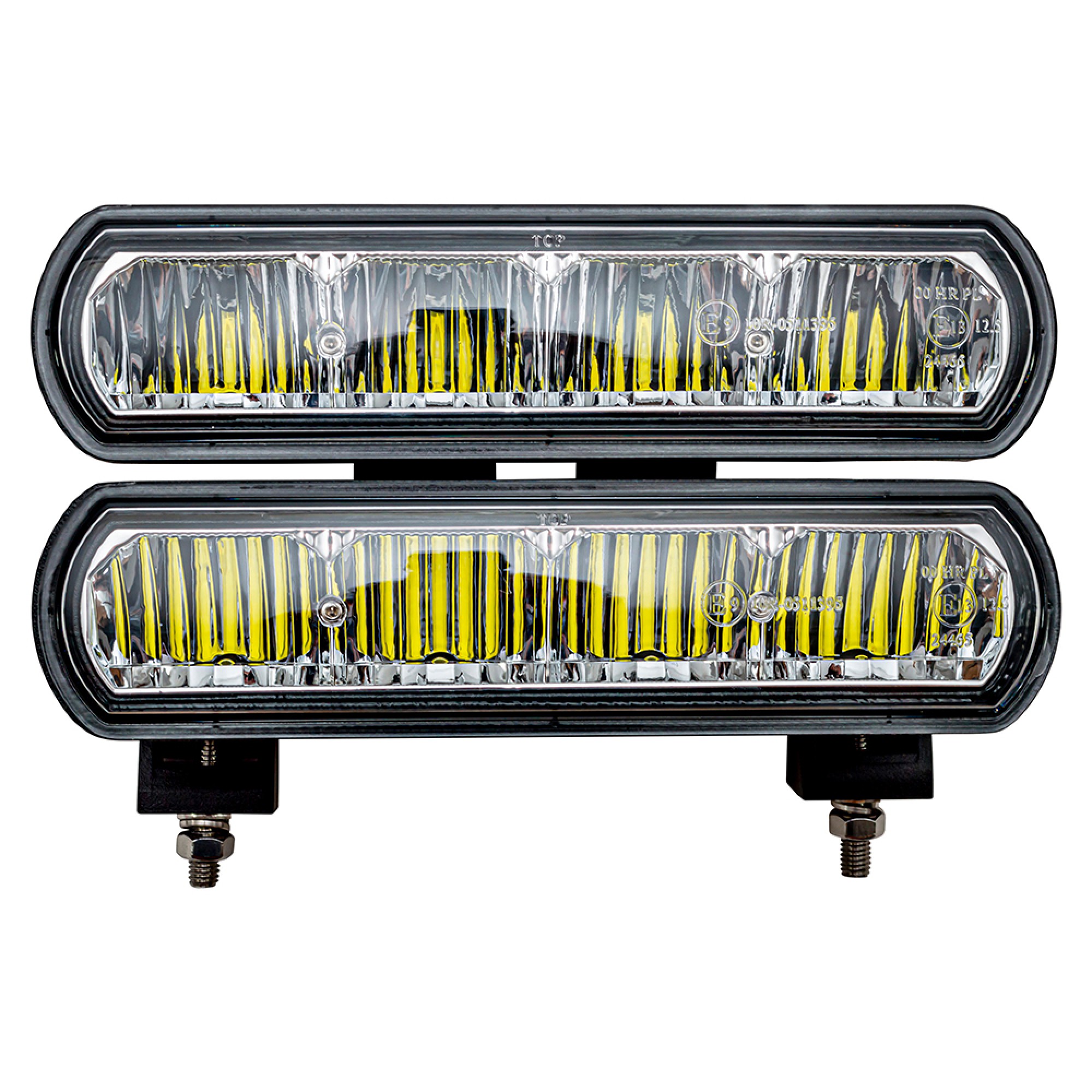 Double 40W Led Driving Light Bars 222 x 55 x 100mm
