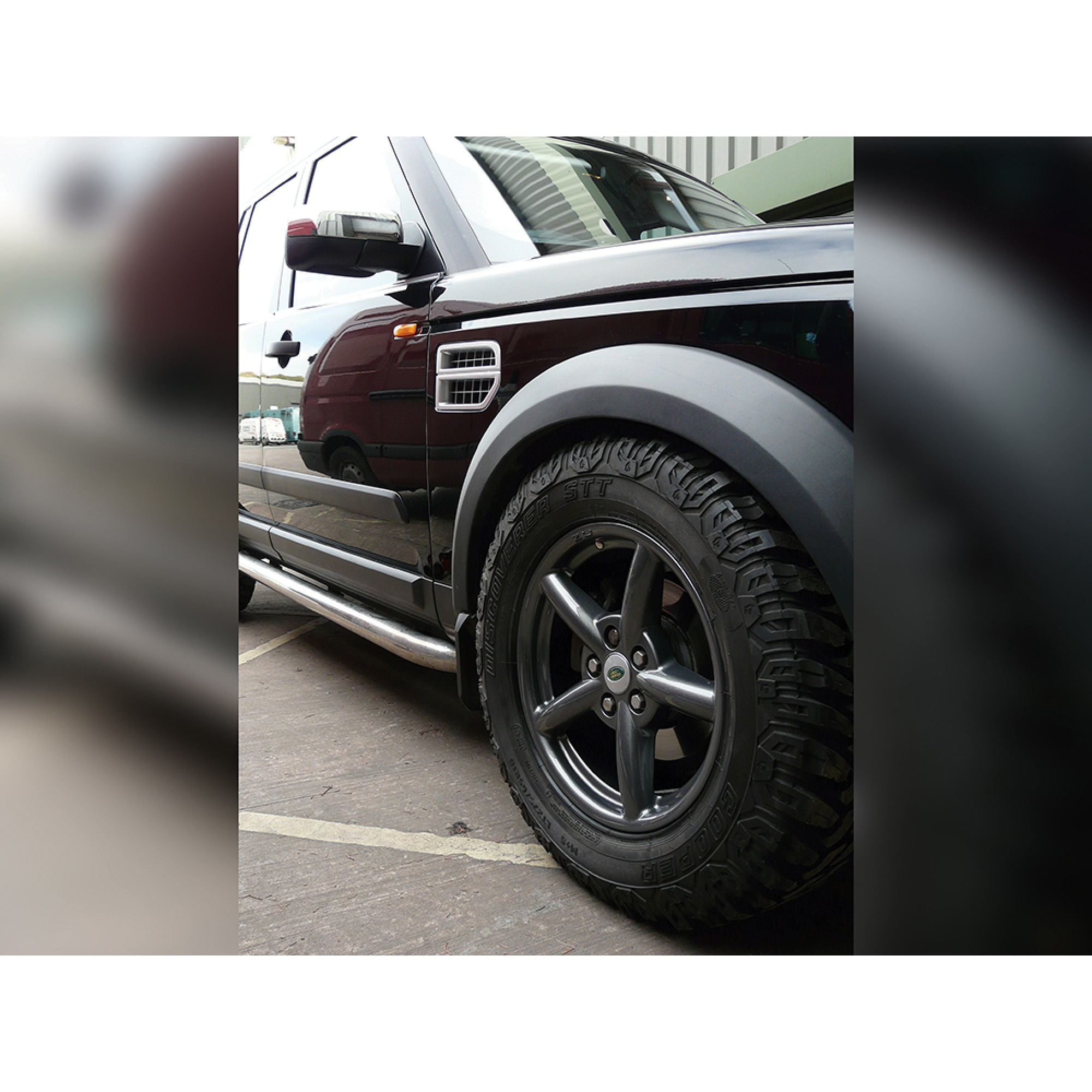 8X18 Anthracite Gloss Zu Land Rover Alloy Wheel 36mm Offset
