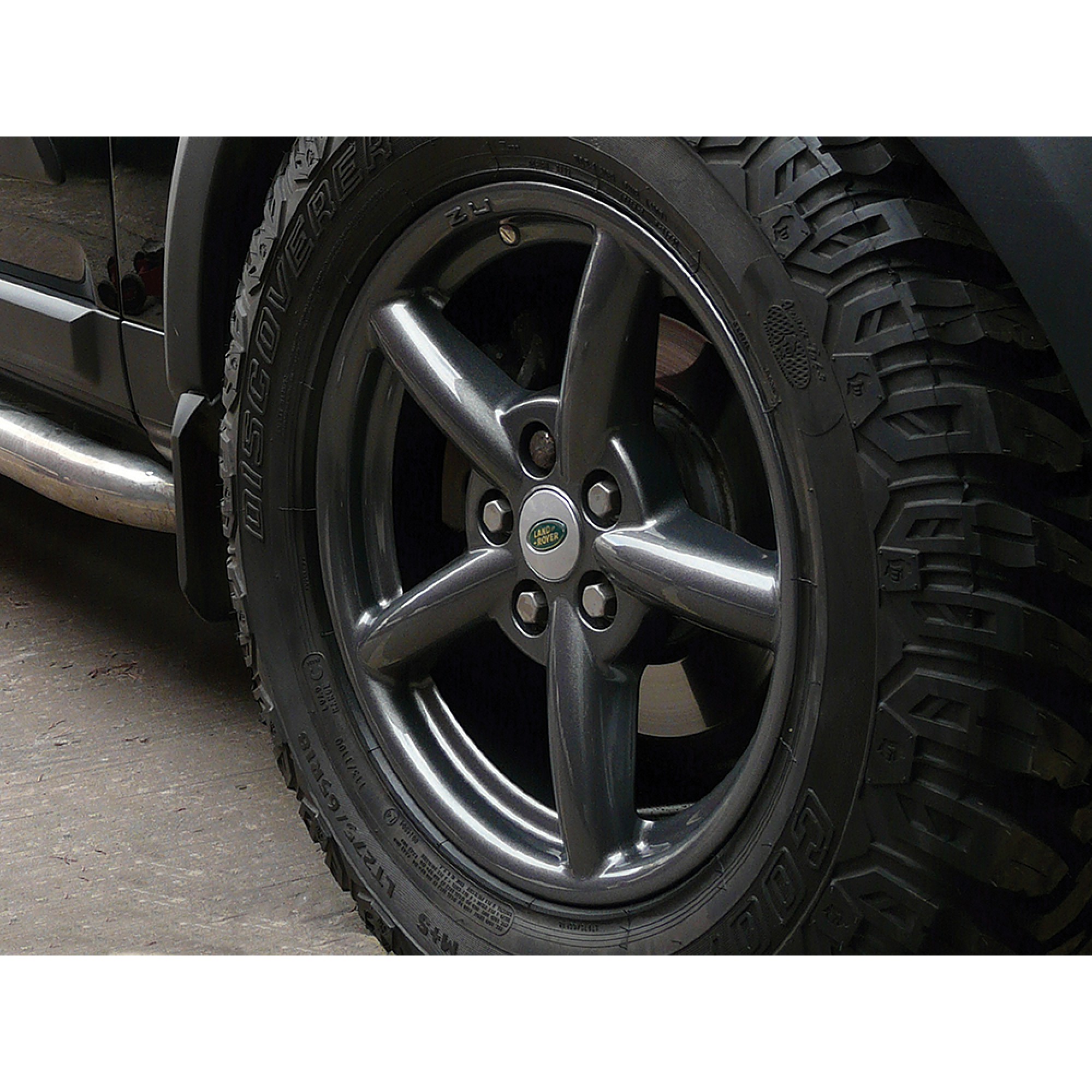8X18 Anthracite Gloss Zu Land Rover Alloy Wheel 36mm Offset