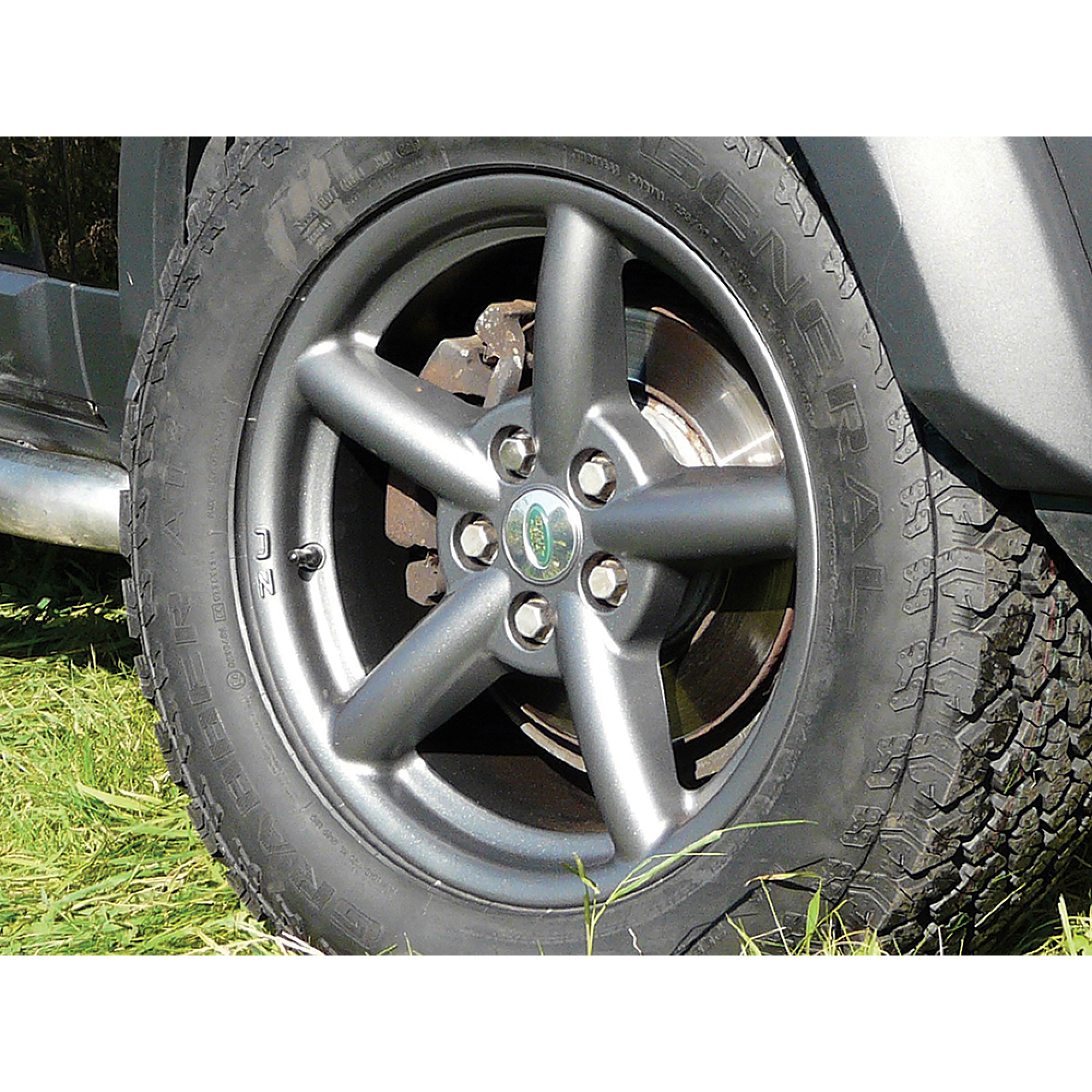 8X18 Anthracite Matt Zu Land Rover Alloy Wheel 36mm Offset
