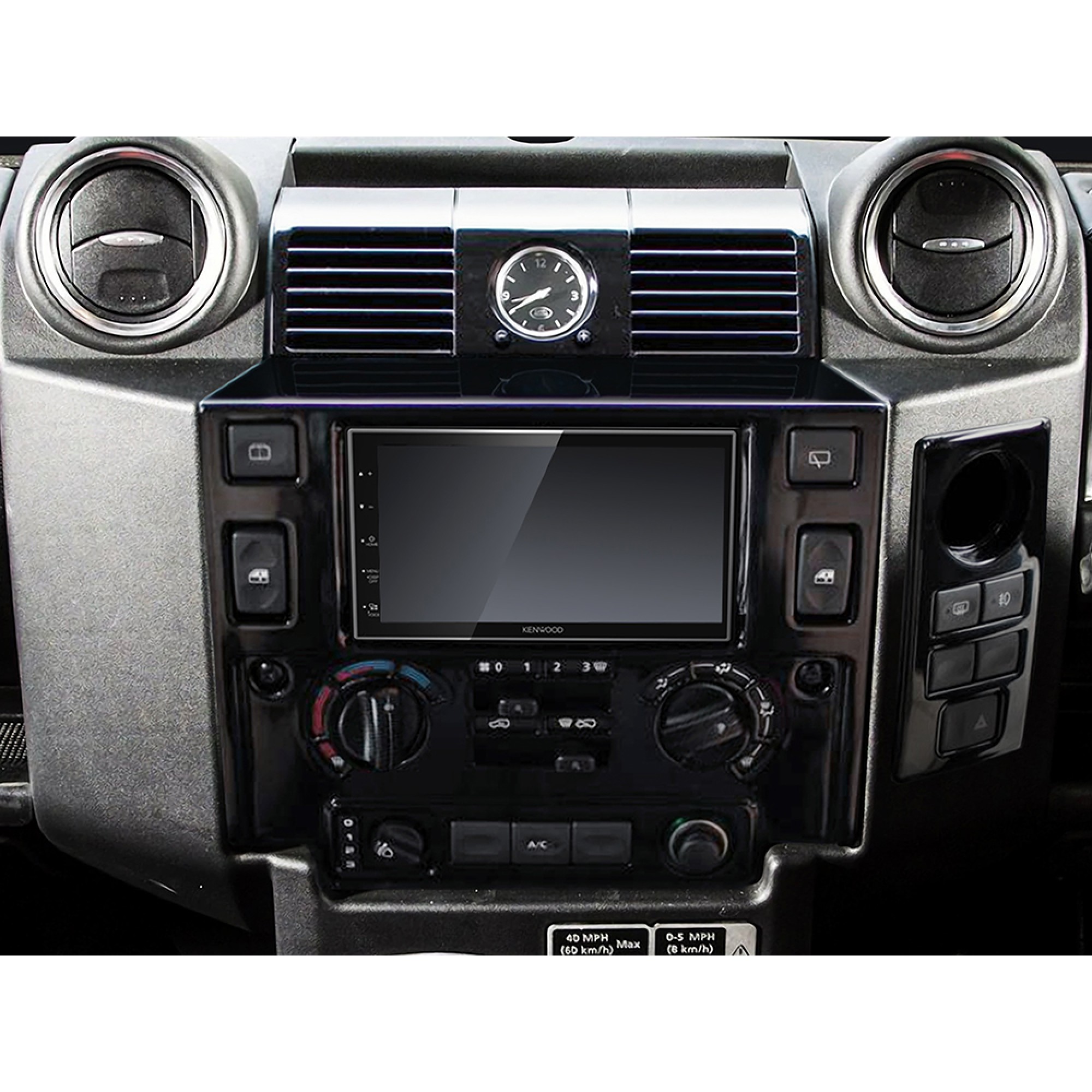 Piano Blk Puma Double Din Fascia Moveable Vents