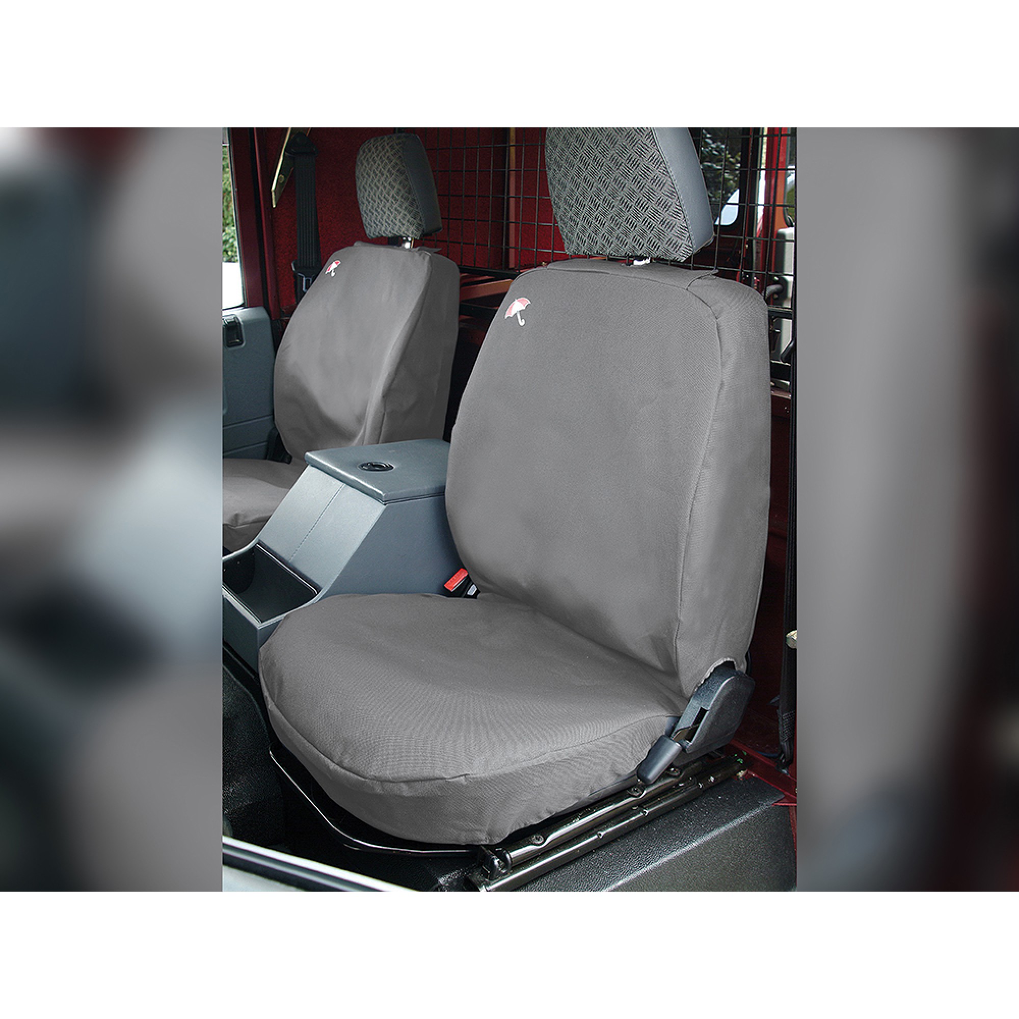 Waterproof Seat Covers - Grey/Front for Defender 90/110