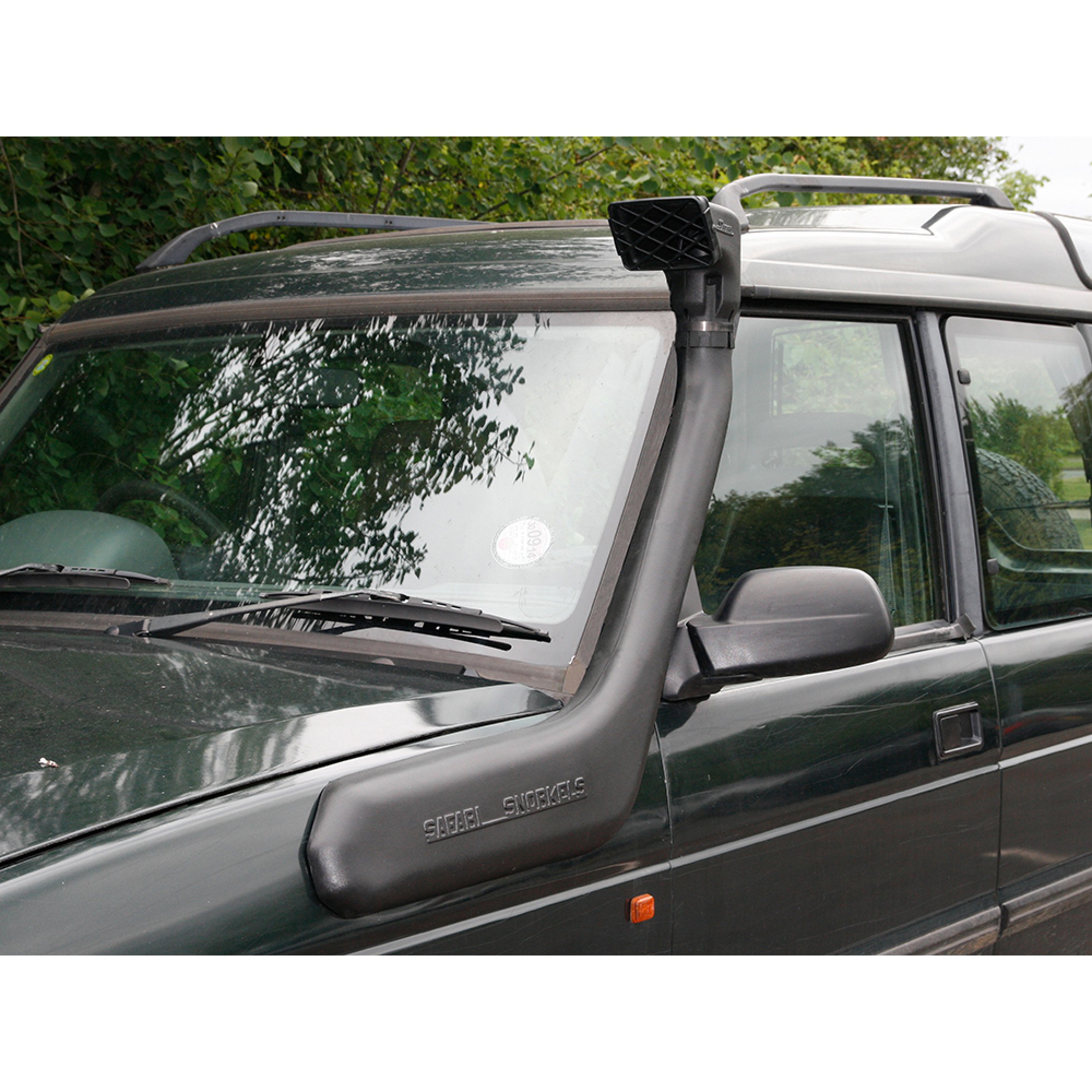 Safari Raised Air Intake Snorkel Kit Discovery 300TDI & V8 Non Abs Left Hand Side Fitment