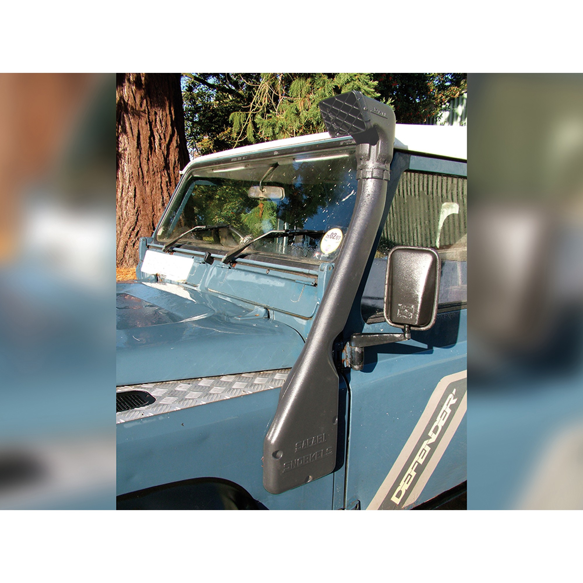 Safari Raised Air Intake Snorkel Kit Defender 200 TDI 90-94 Left Hand Side Fitment
