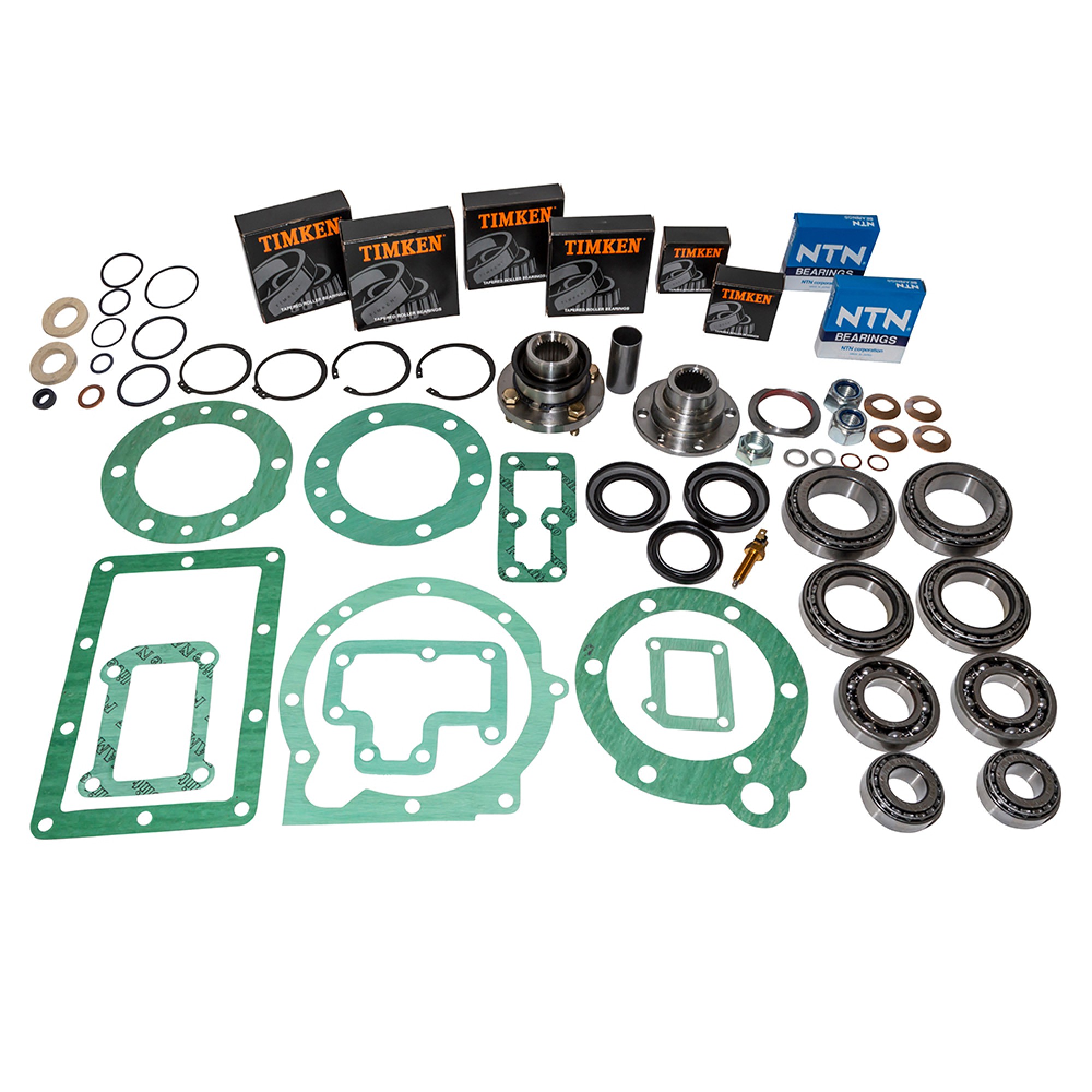 LT230 Transfer Box Overhaul Kit Inc Flanges