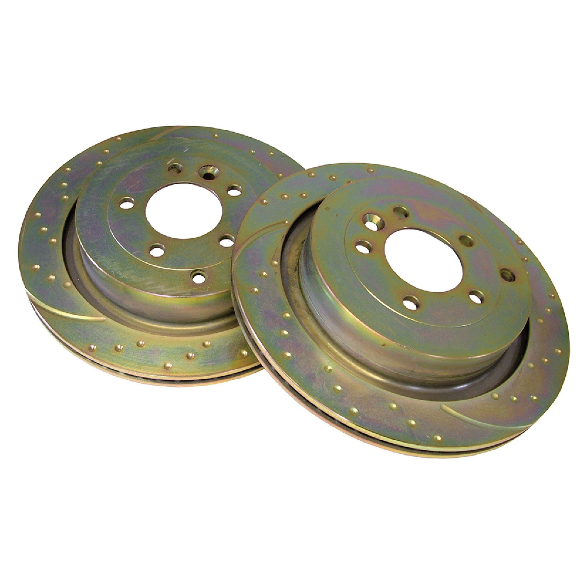 Ebc Drilled and Grooved Rear Discs (Pair)