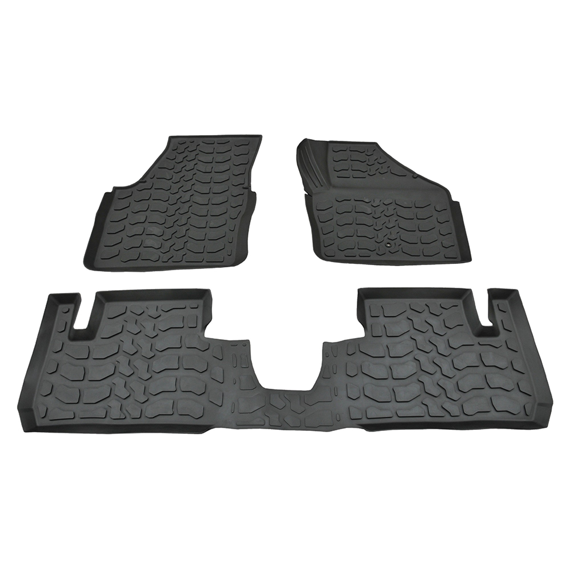 Rubber Over Mats Front & Rear - Freelander 2 - RHD