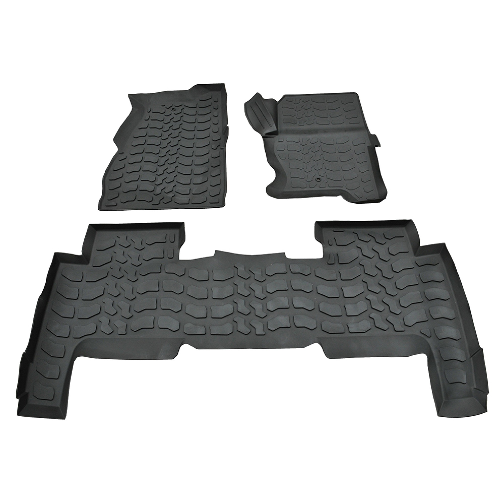 Front and Rear Rubber Over Mats - Range Rover Sport 2005-2013 RHD