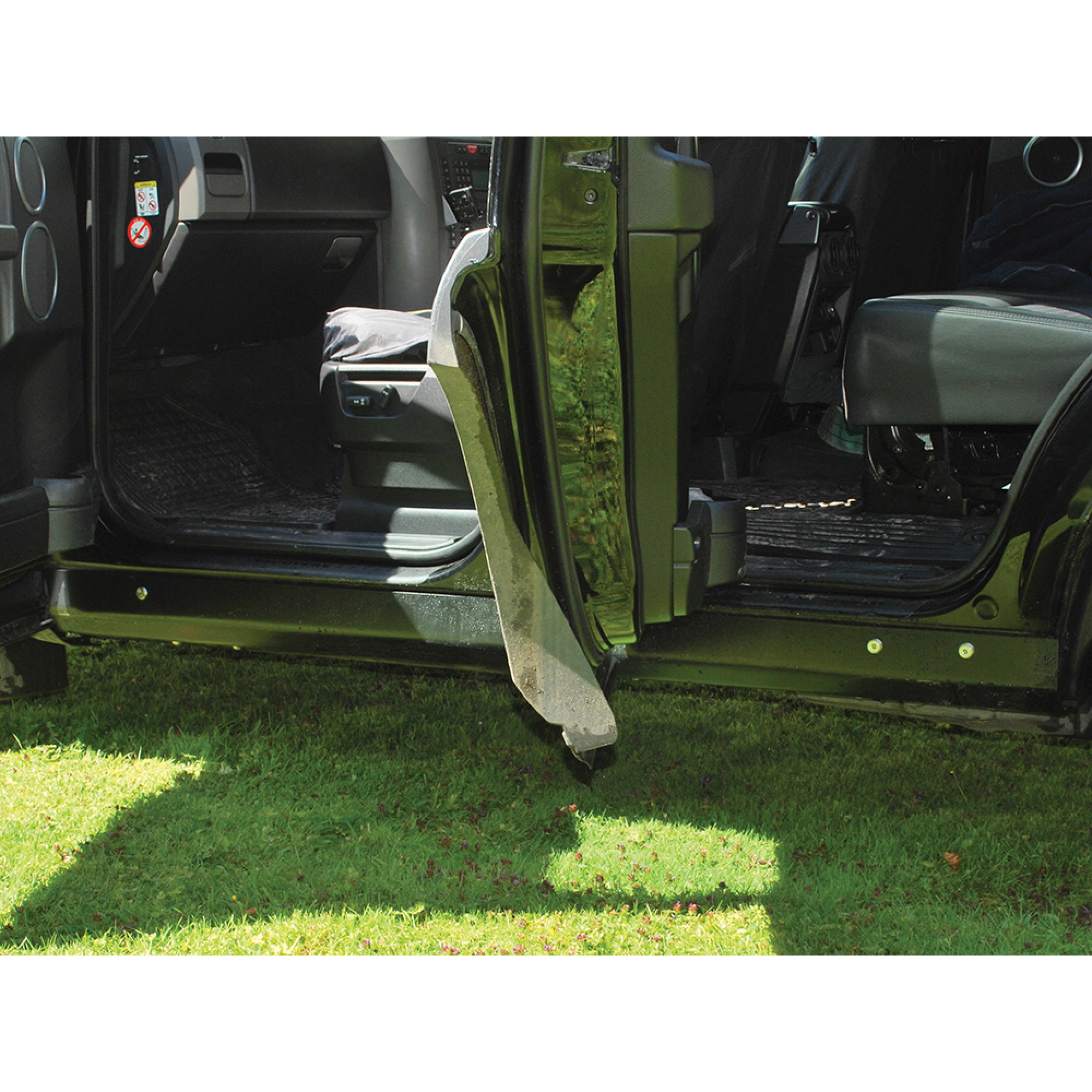Rock Sliders Black Aluminium for Discovery 3 & 4