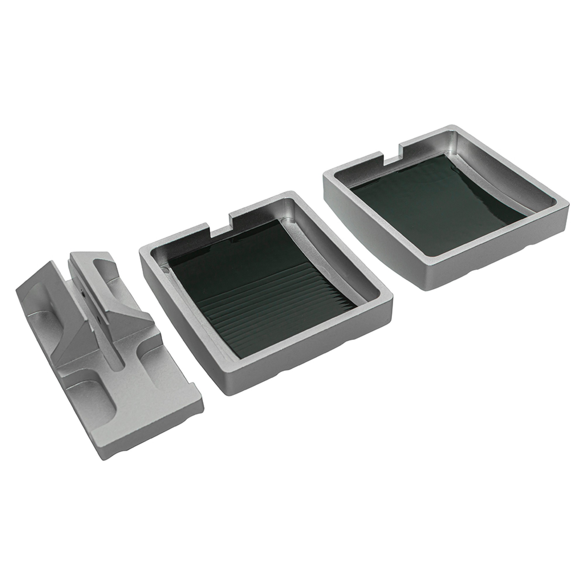 Silver Aluminium Pedal Covers Defender TD5/Tdci