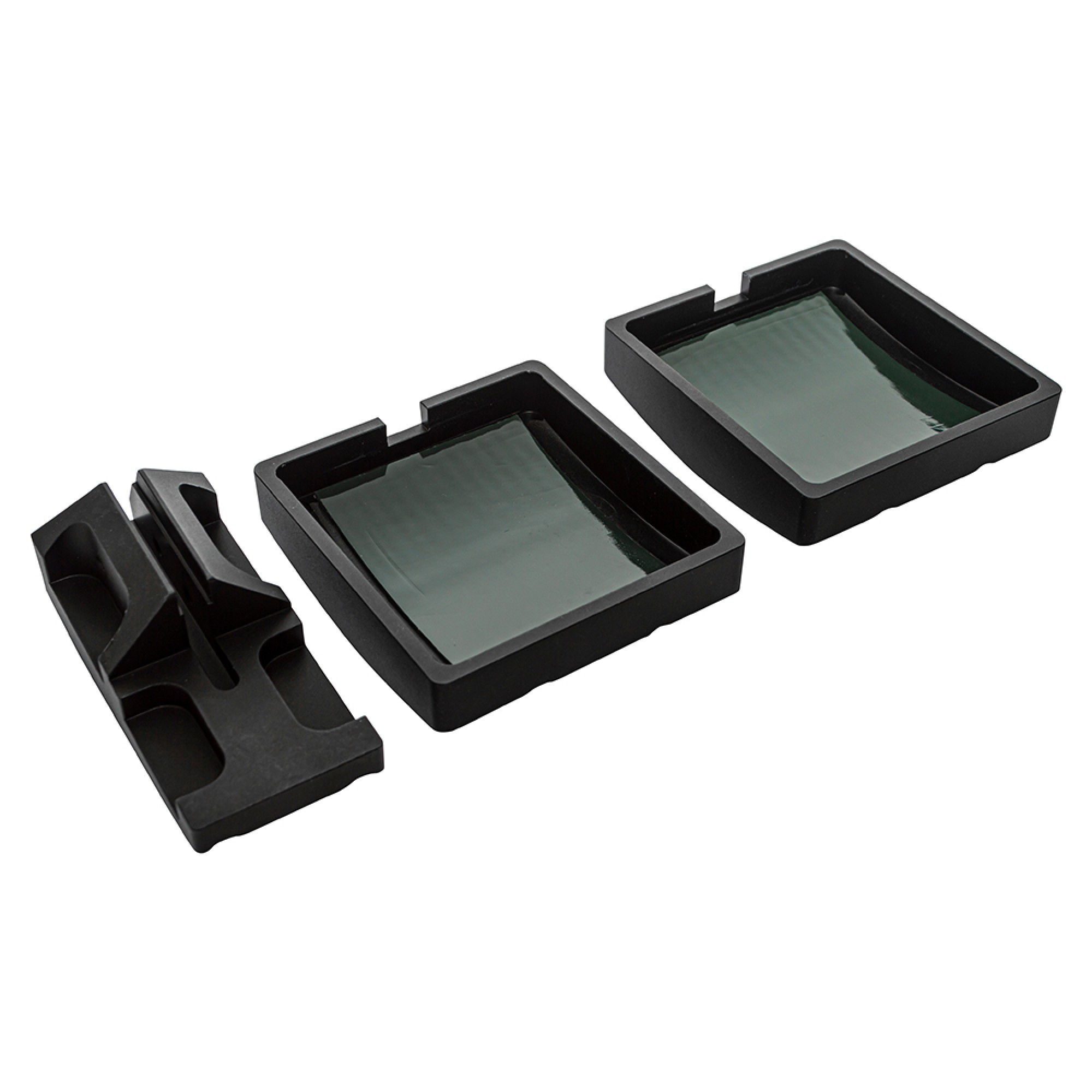 Black Aluminium Pedal Covers Defender TD5/Tdci