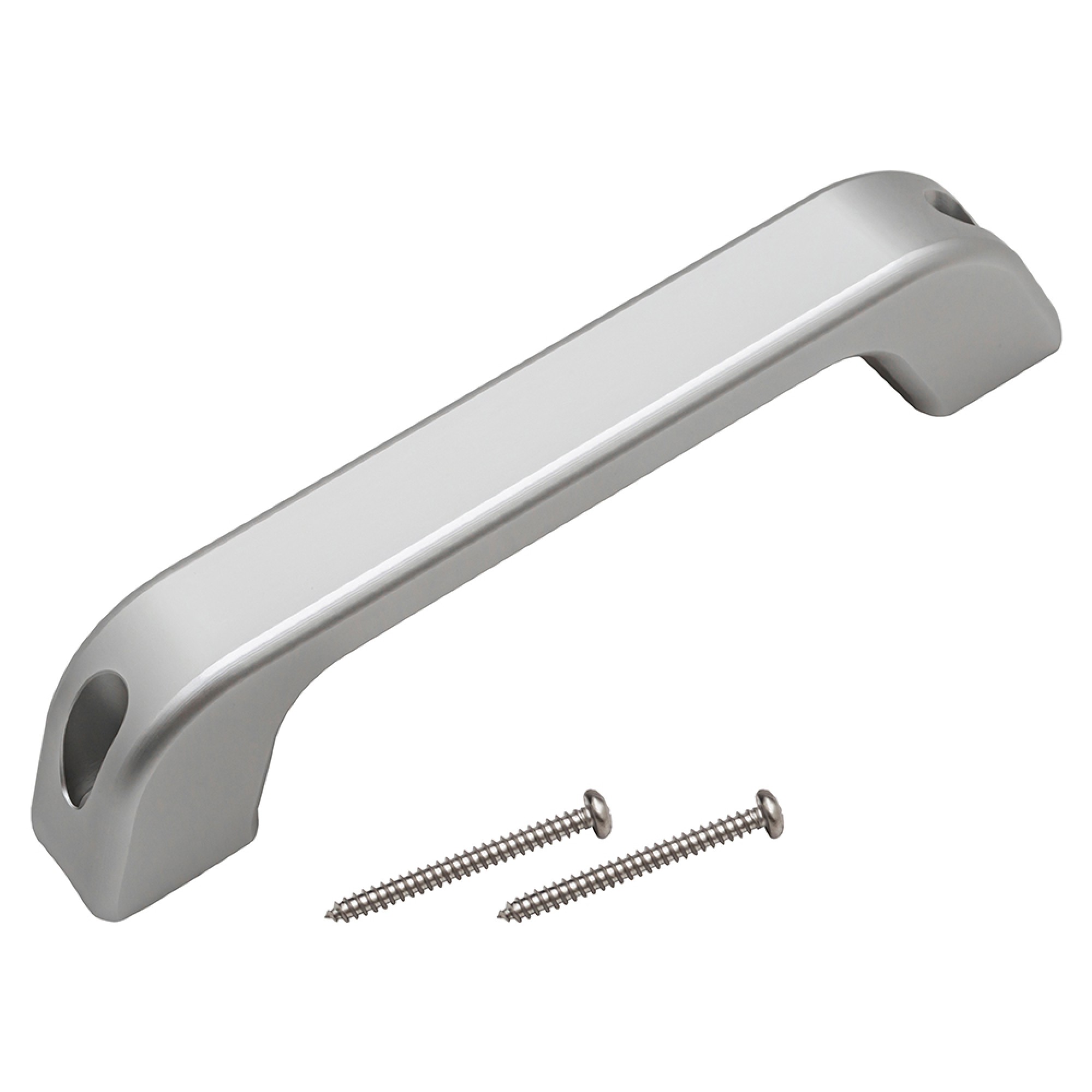 Silver Interior A Post Grab Handle Aluminium Single