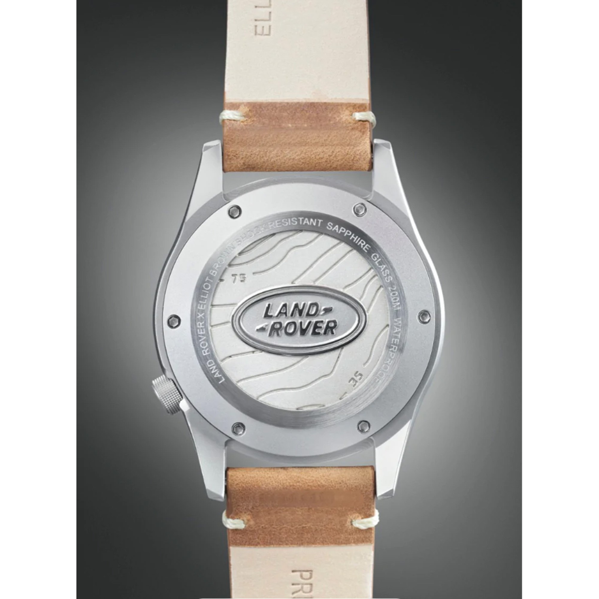Elliot Brown Land Rover Holton Watch - Classic/Desert Sand Sand/Steel, Leather Strap