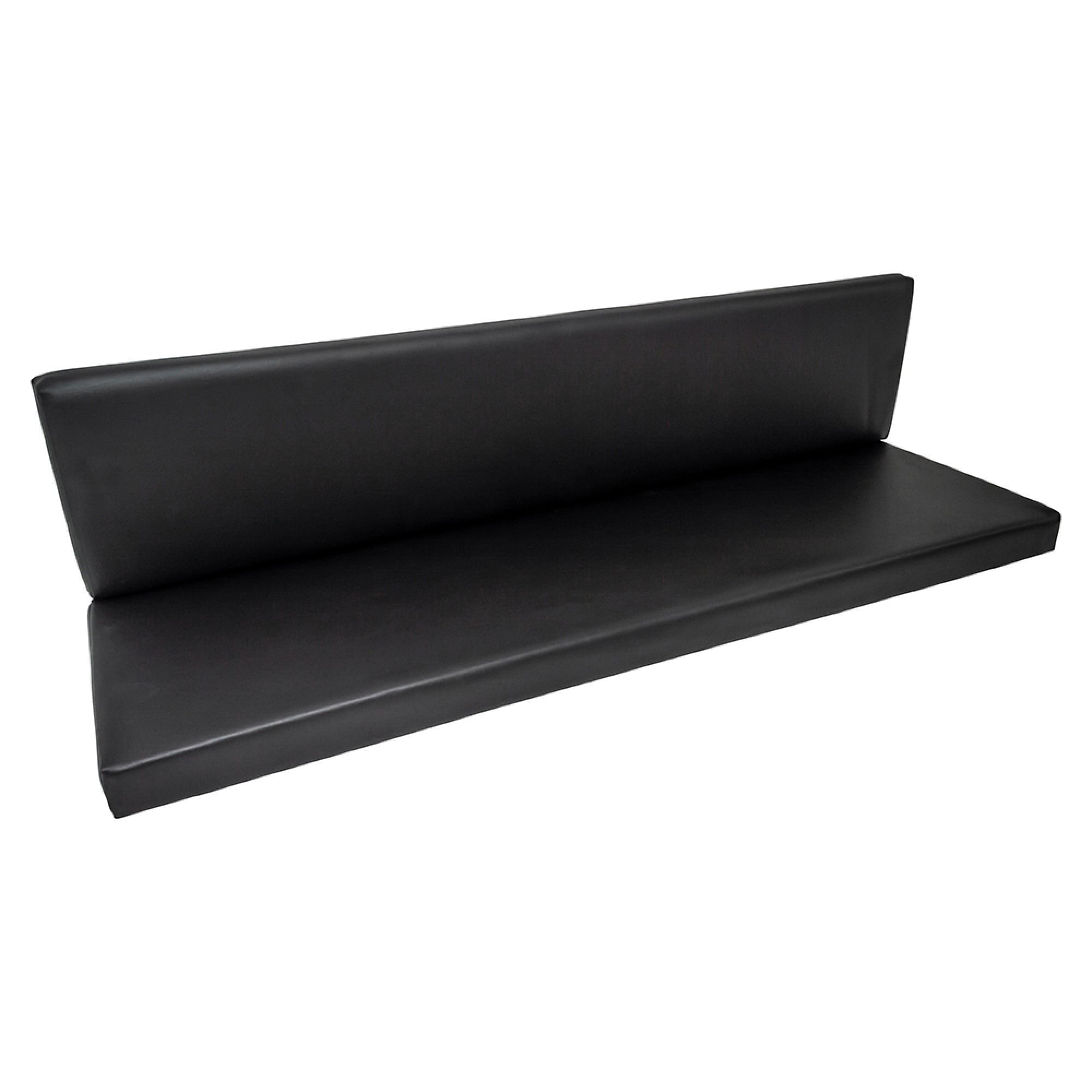 Rear Bench Backrest 12 Seater Black Vinyl.