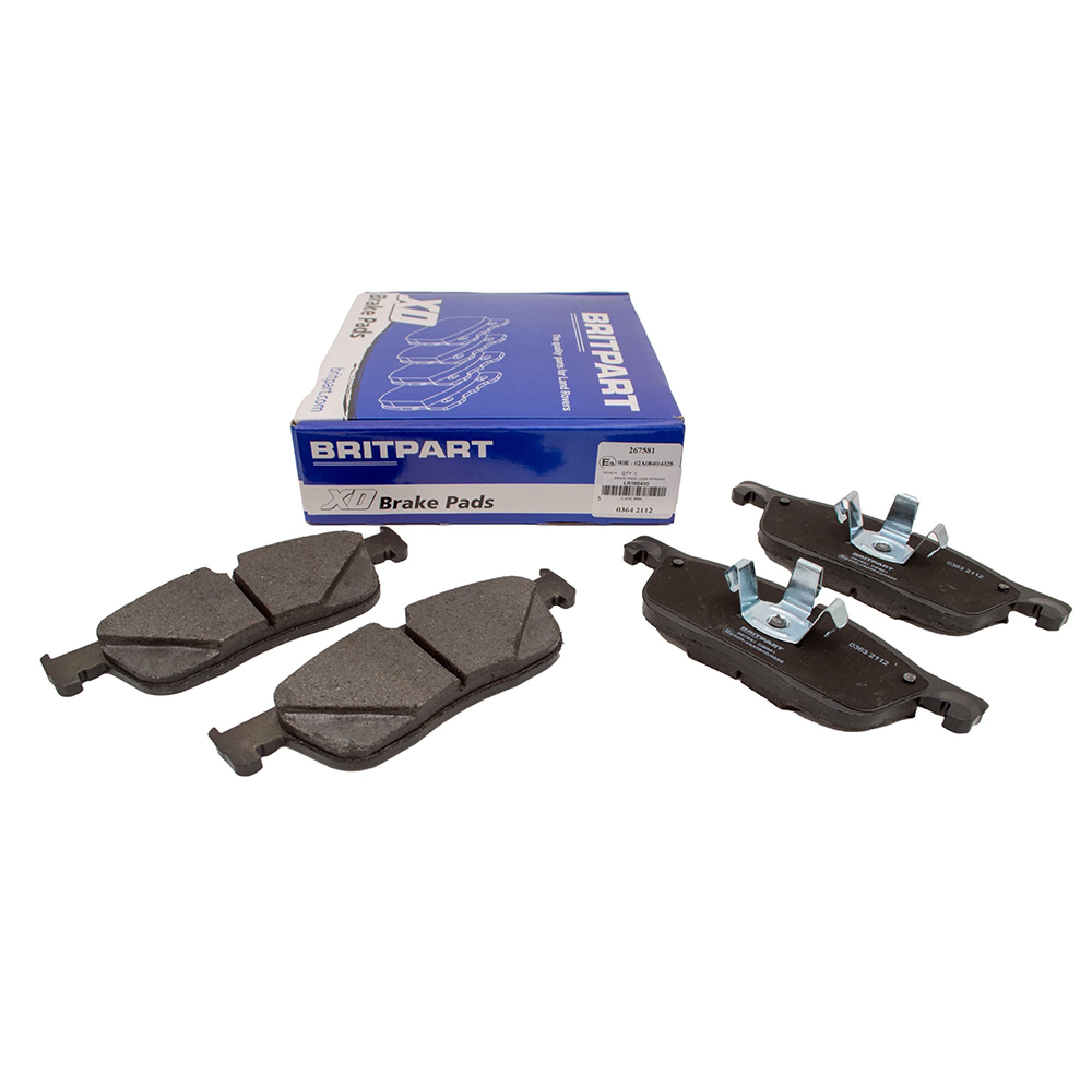 LR160435 - Britpart Xd Front Brake Pads 17"