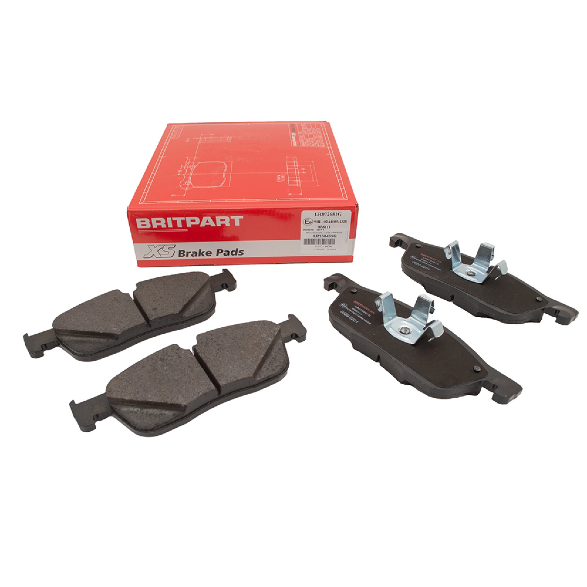 LR160435G - Britpart Xs Front Brake Pads 17"