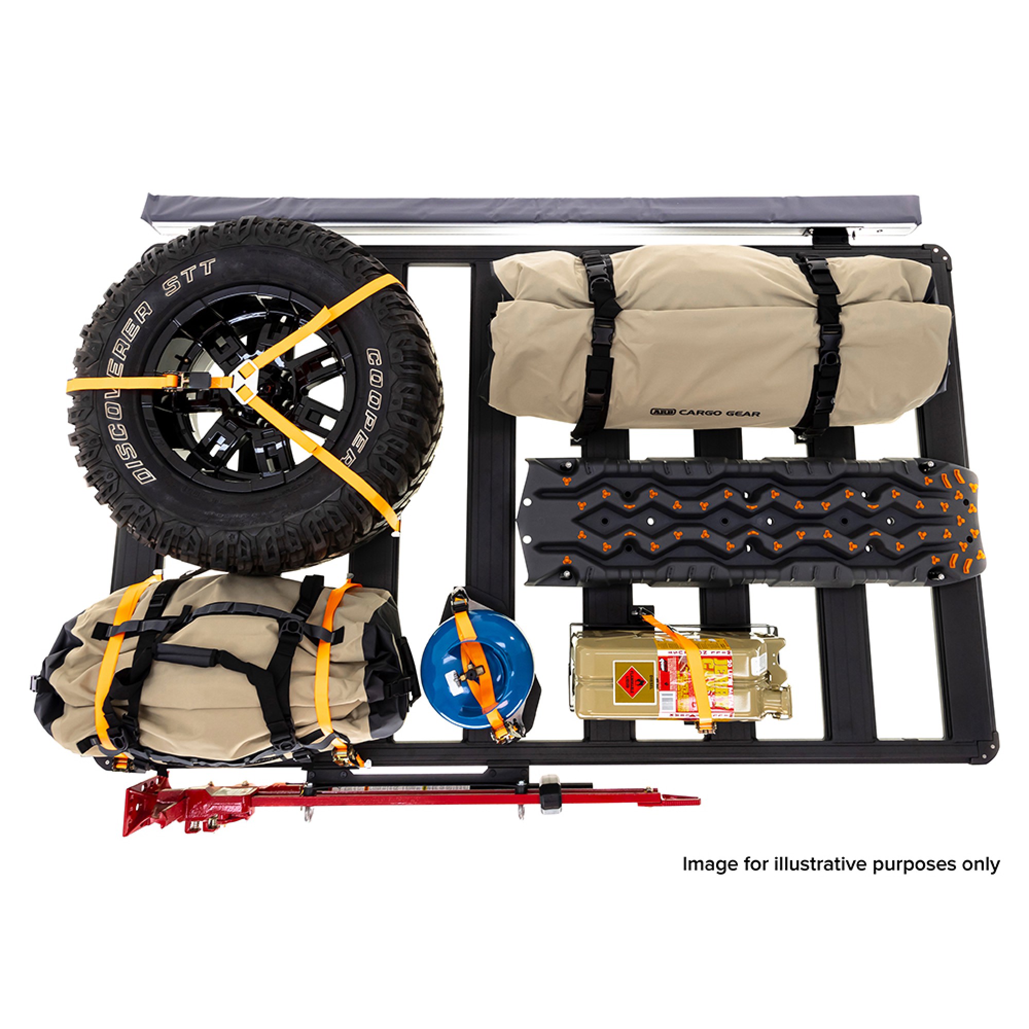 ARB Defender Base Rack 1835 x 1285 mm 7 Beam Requires 17900010 Or 17900050 Base Rack 6 Leg Fitting Kit