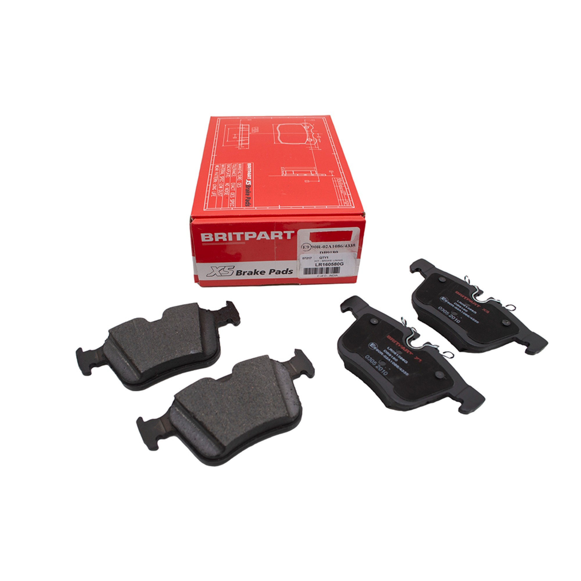 LR160580G Kit Brake Lining