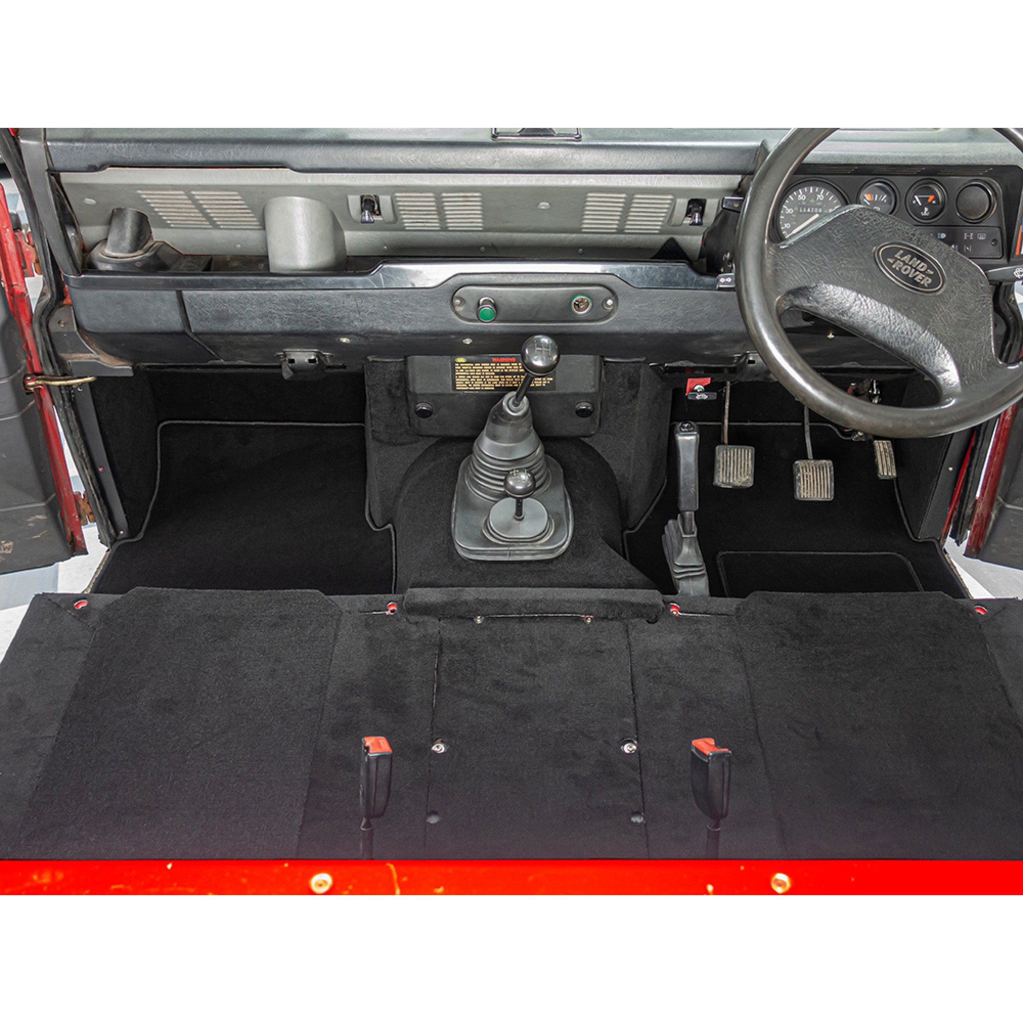 Front Carpet Set - Black for Defender 300TDI TD5