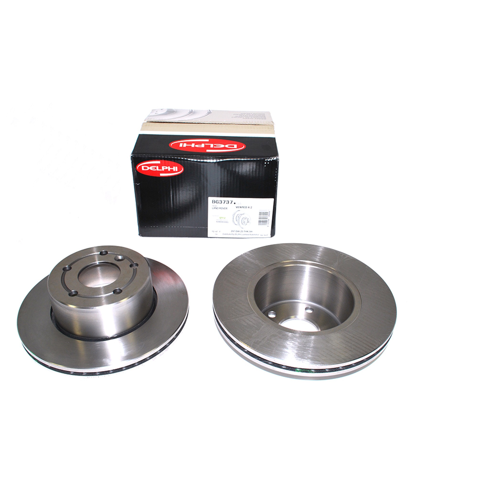 SDB000380AP - Delphi Brake Disc Vented Front Discovery 2 Sold As Pair