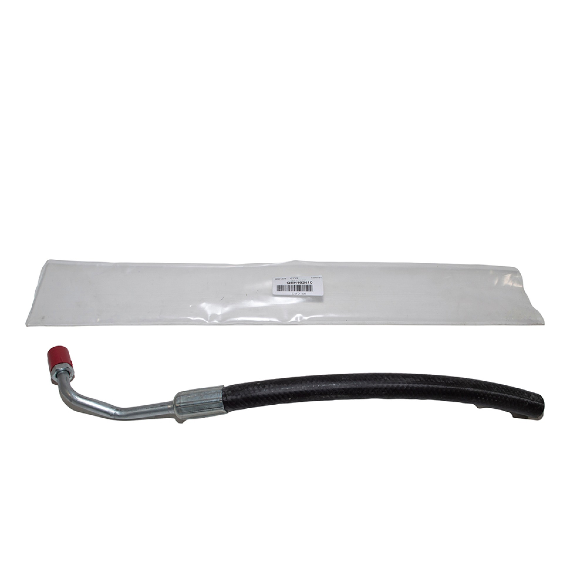 QEH102410G - OEM Pipe Power Steering Box to Reservoir Discovery 1 from MA081992 and Range Rover Classic LHD from MA647645