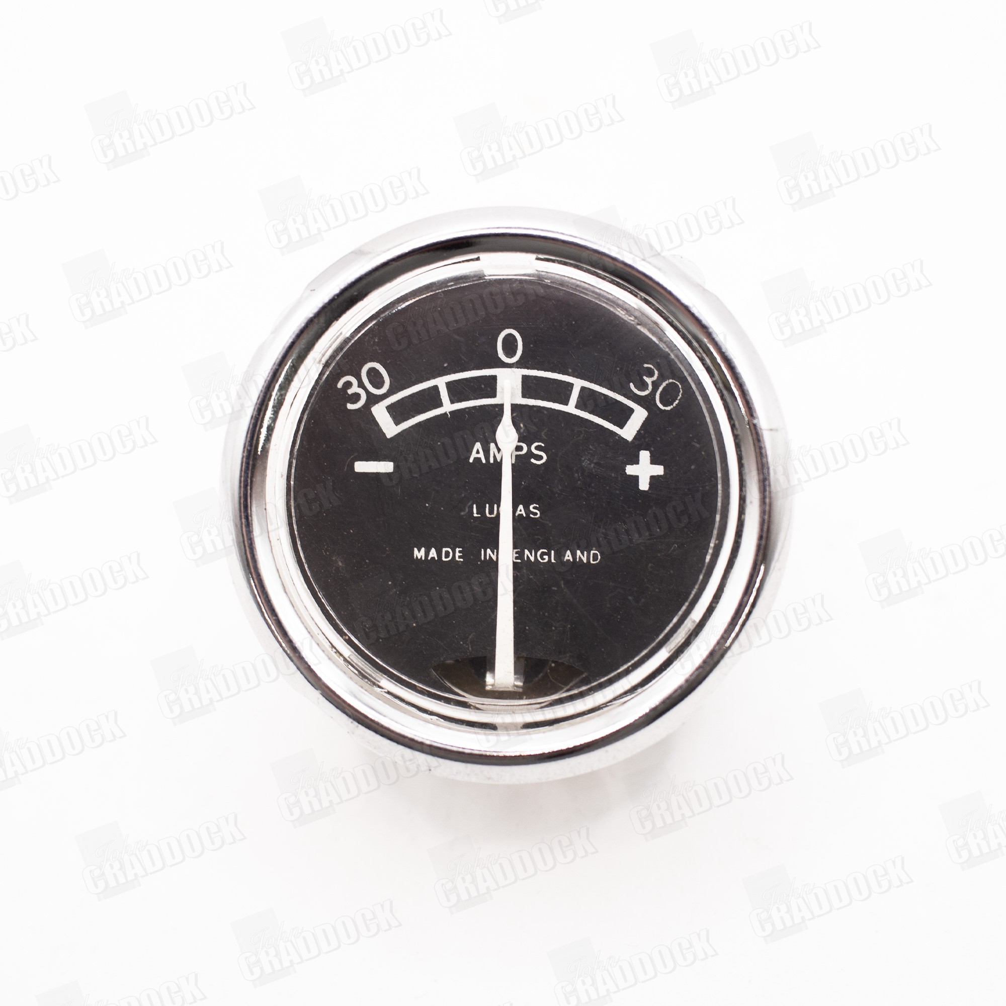 Lucas Ammeter Series 1 1948-53 Chrome Rim