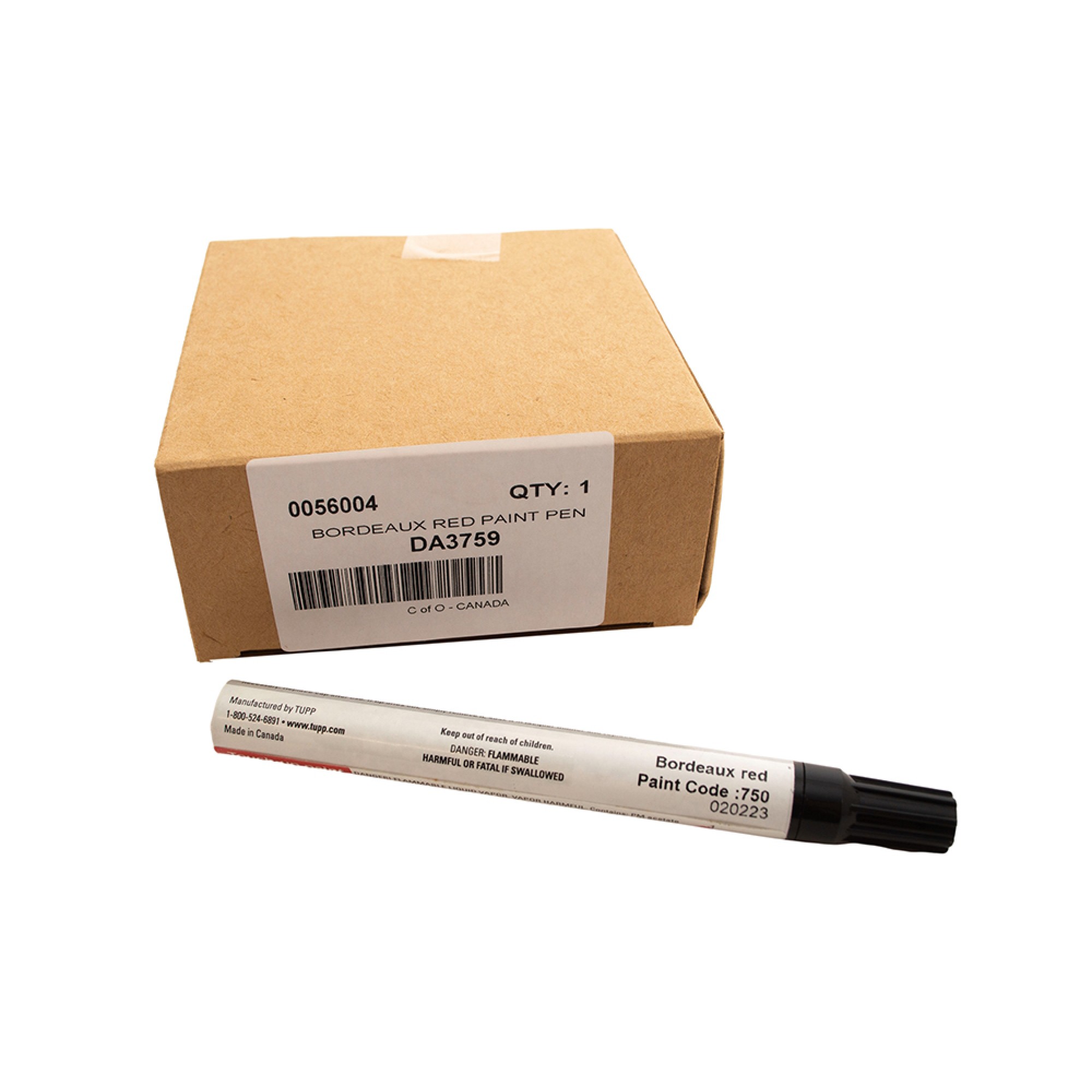 DA3759 - Tupp Touch up Paint Pen - Bordeaux Red Code: 750