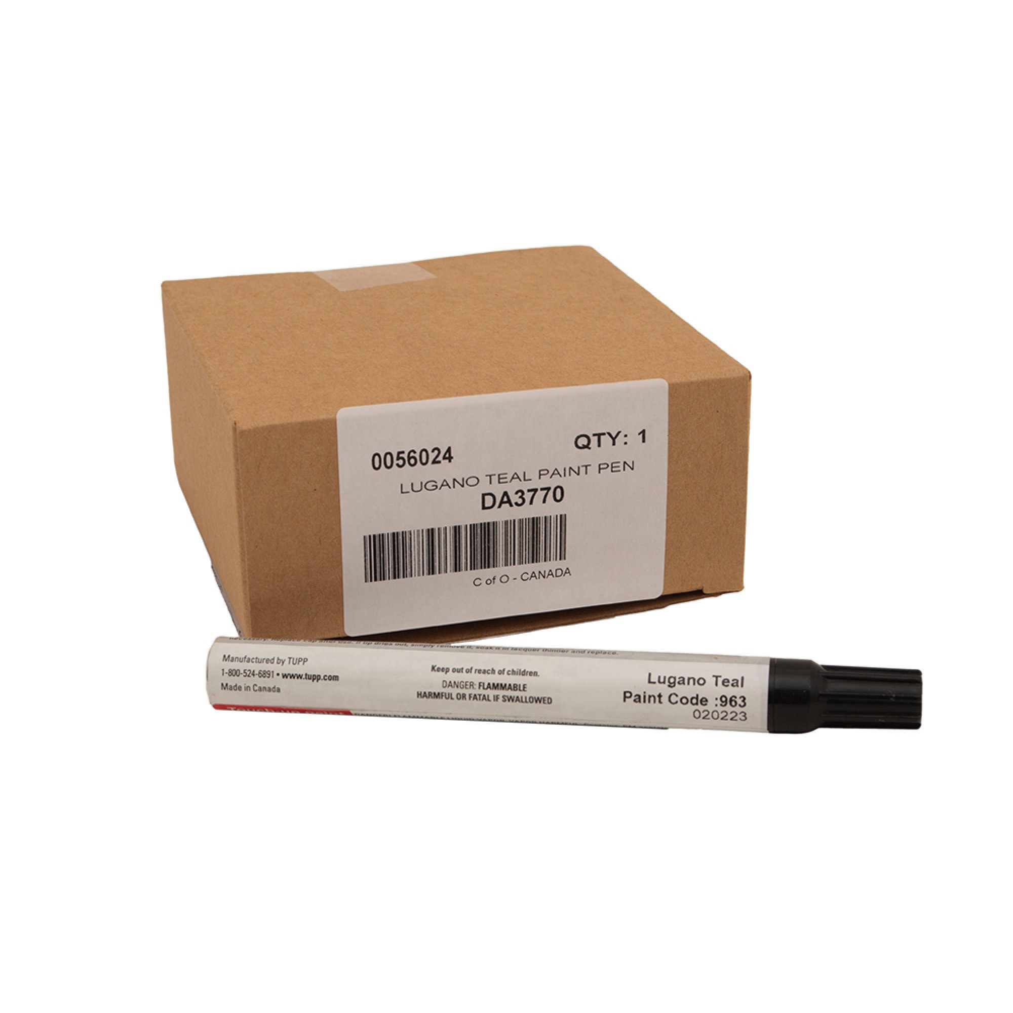 DA3770 - Tupp Touch up Paint Pen - Lugano Teal Code: 963