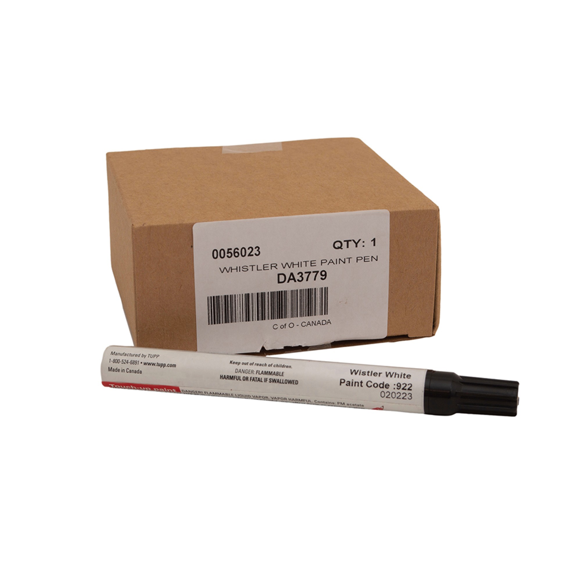 DA3779 - Tupp Touch up Paint Pen- Whistler White Code: 922
