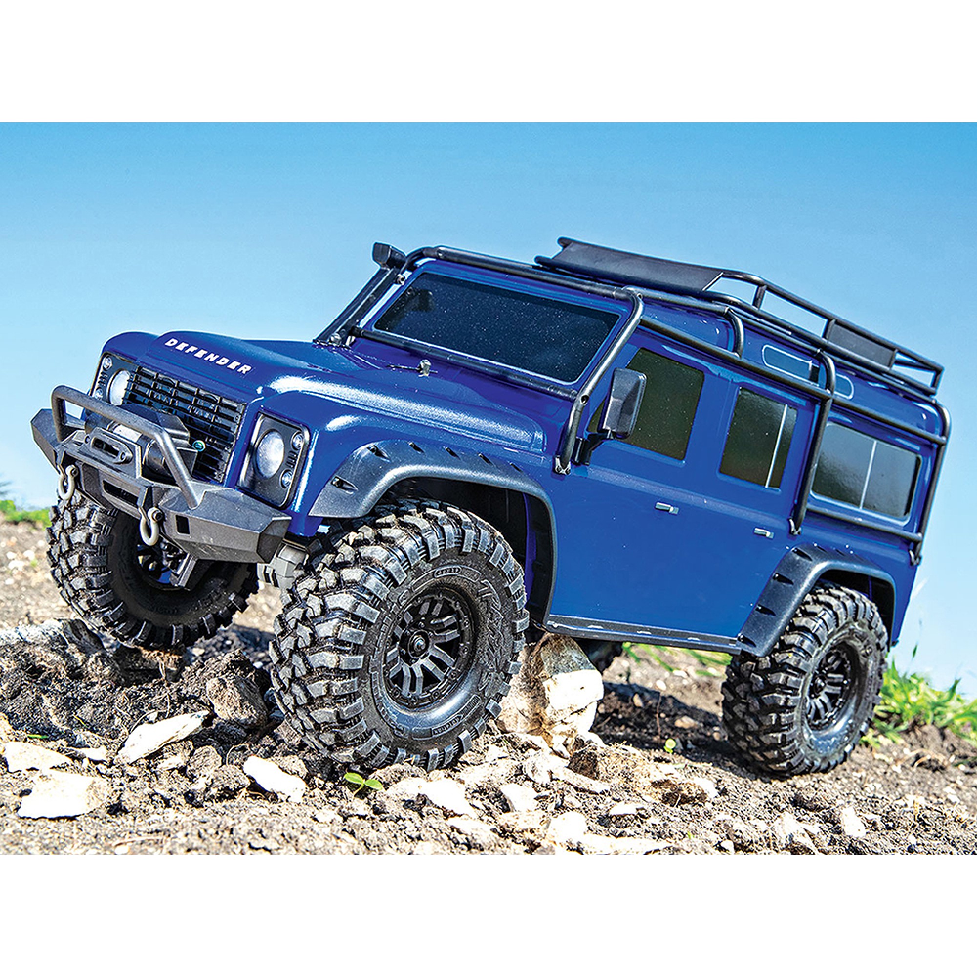 Traxxas - TRX-4 Defender 1:10 Blue Rc Model