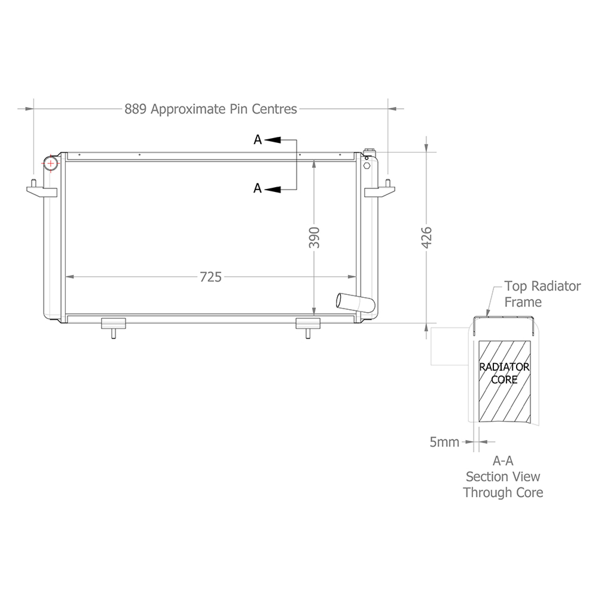 Revotec Cooling Kit Range Rover Classic V8 Petrol 1985 to 1993