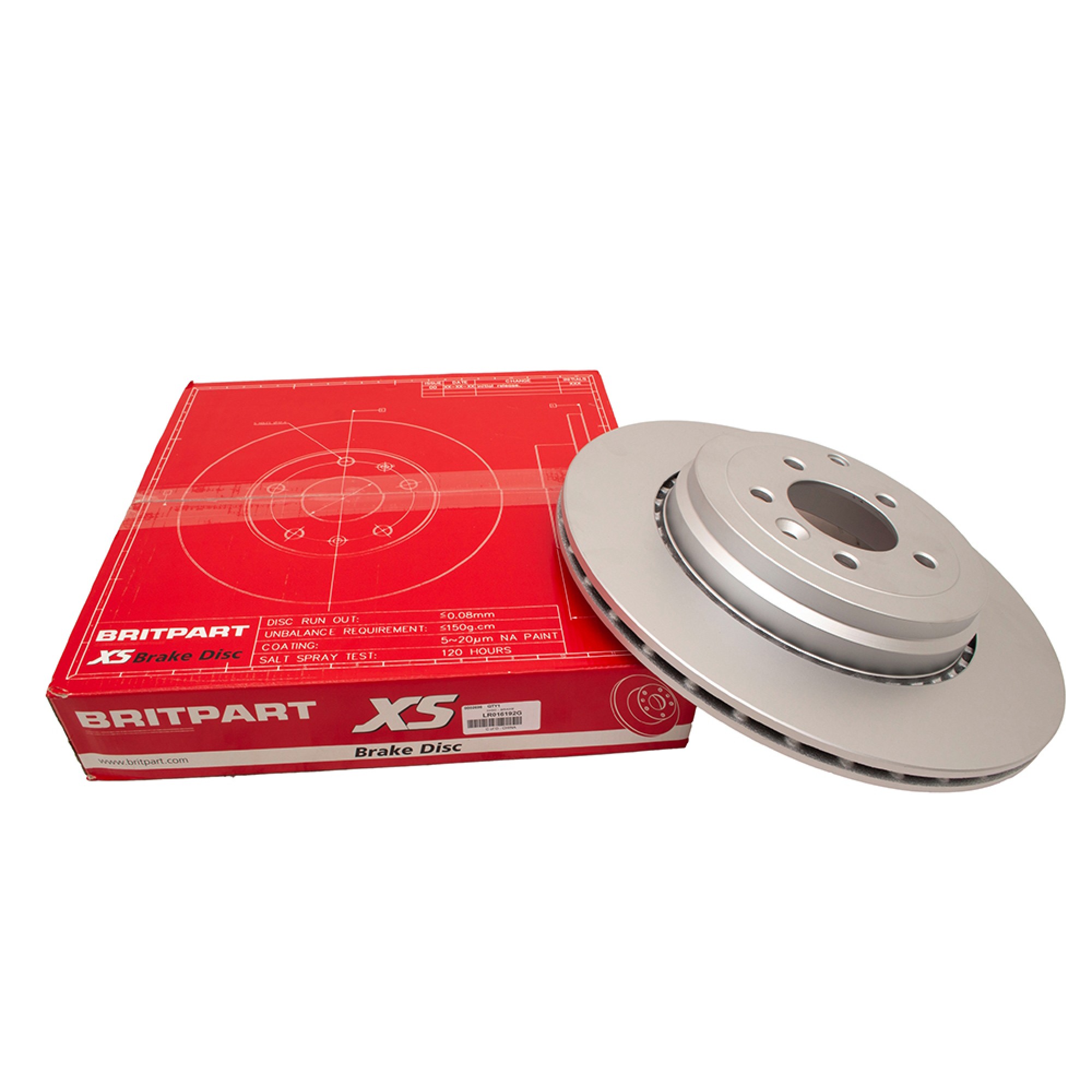 LR016192G - OEM Rear Brake Disc 5.0 Ohc Sgdi V8 Petrol