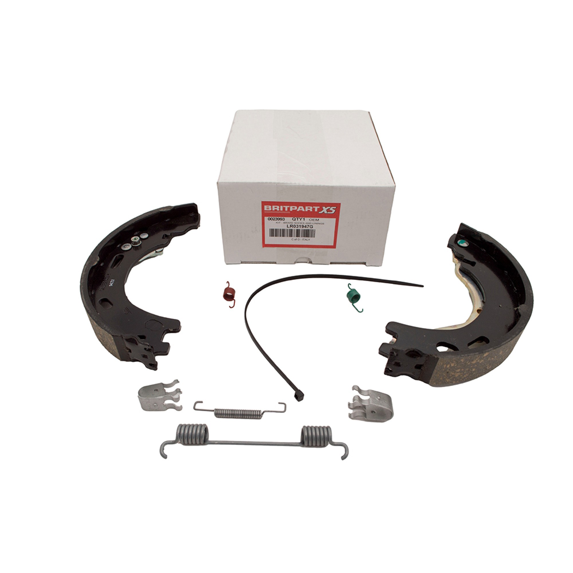LR031947G OEM Hand Brake Shoes Kit 2 Shoes Only