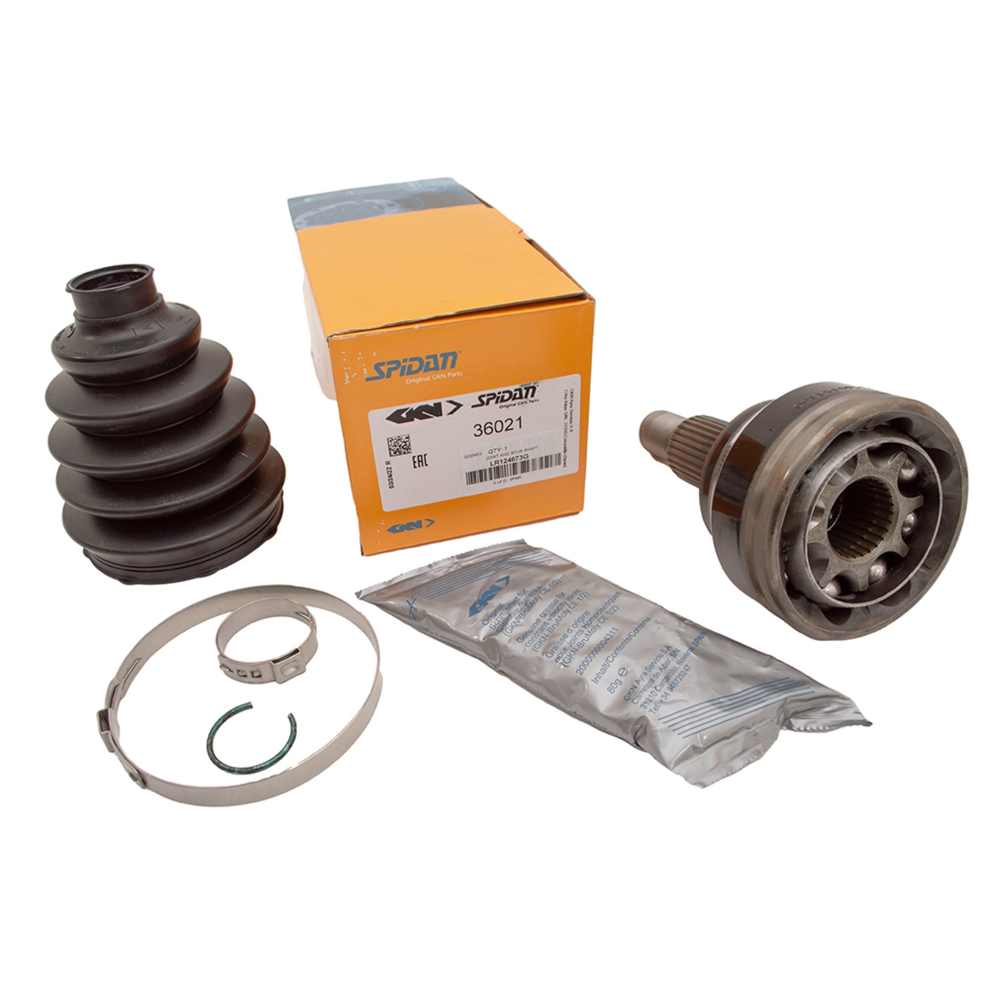 LR124673G - OEM Front Driveshaft Joint and Stub Shaft