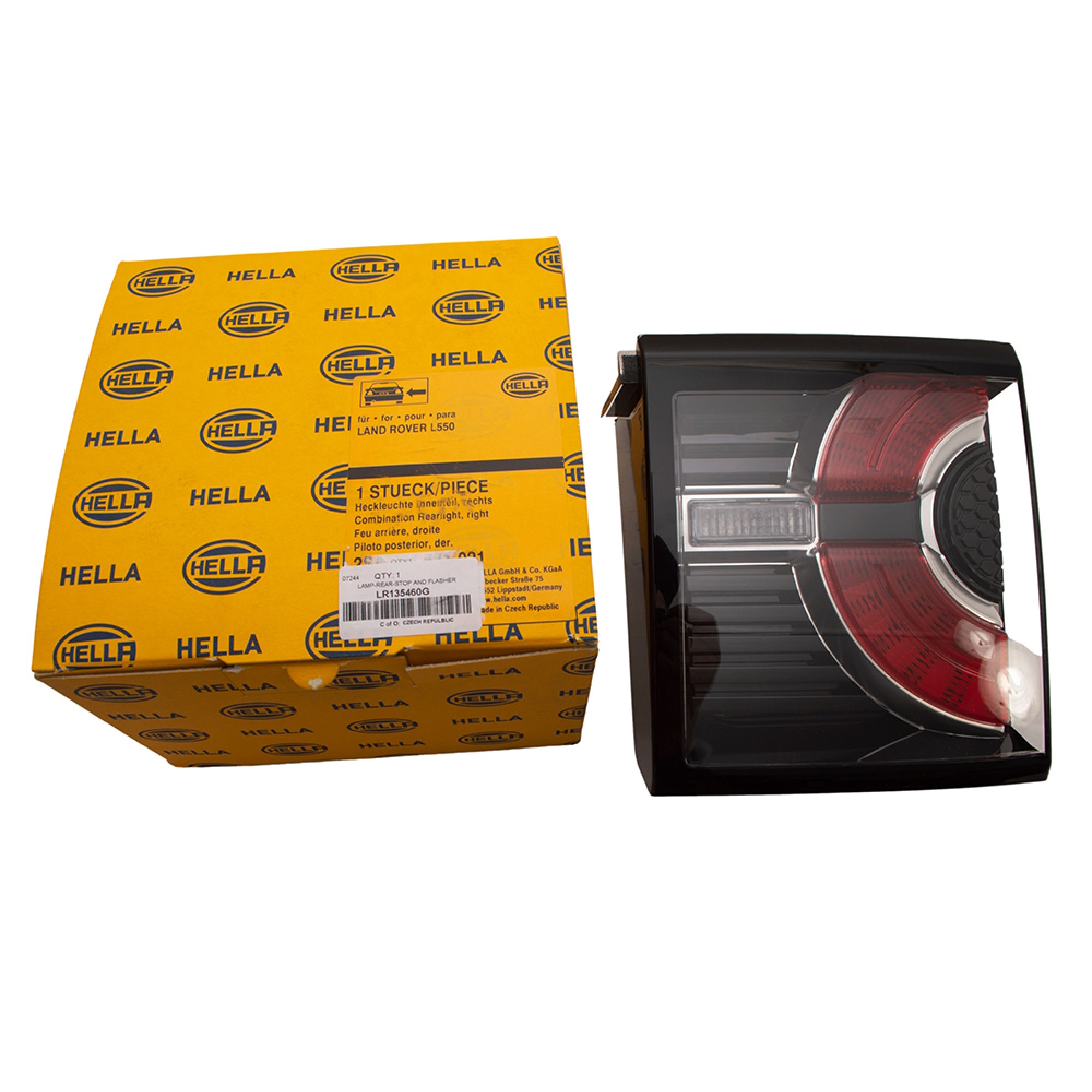 LR135460G - Hella Rear RH Stop and Flasher Lamp RHD from Chassis KH807499
