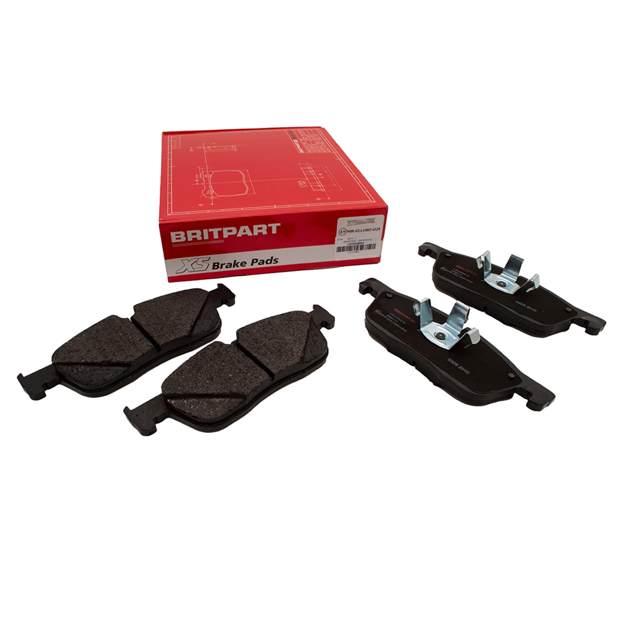 LR160486G - Britpart Xs Front Brake Pads Size 17