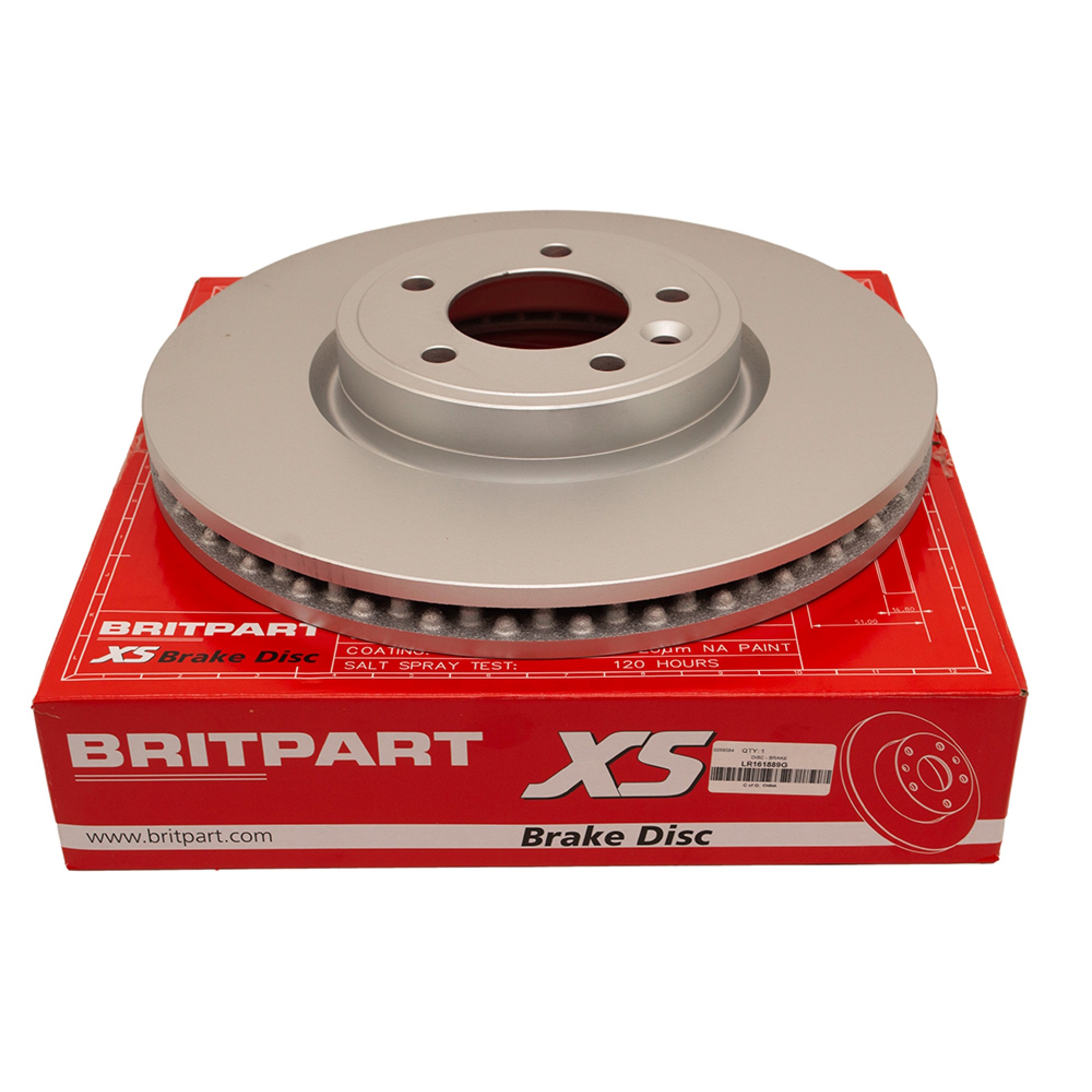 LR161889G - OEM Front Brake Disc from Chassis NA205231