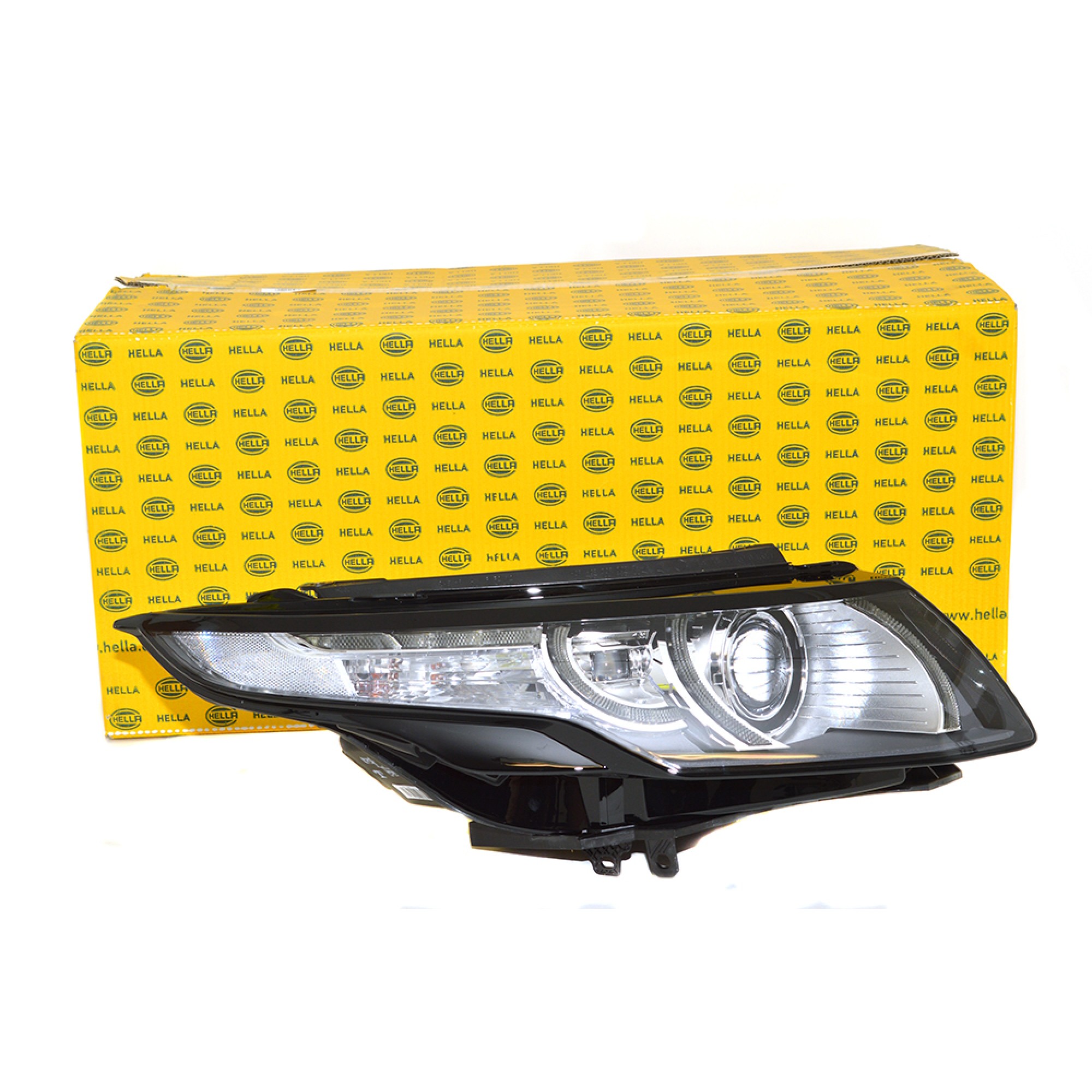 LR072967G - OEM RHD RH Headlamp and Flasher with Xenon