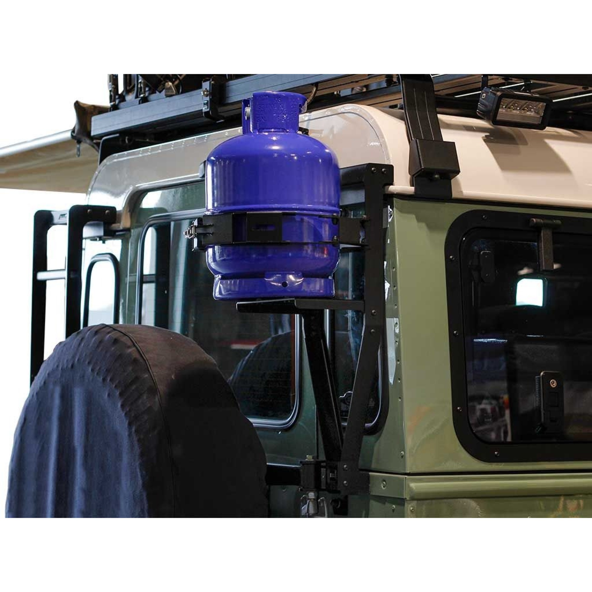 Front Runner Single Gas Bottle Bracket Land Rover Defender 90/110