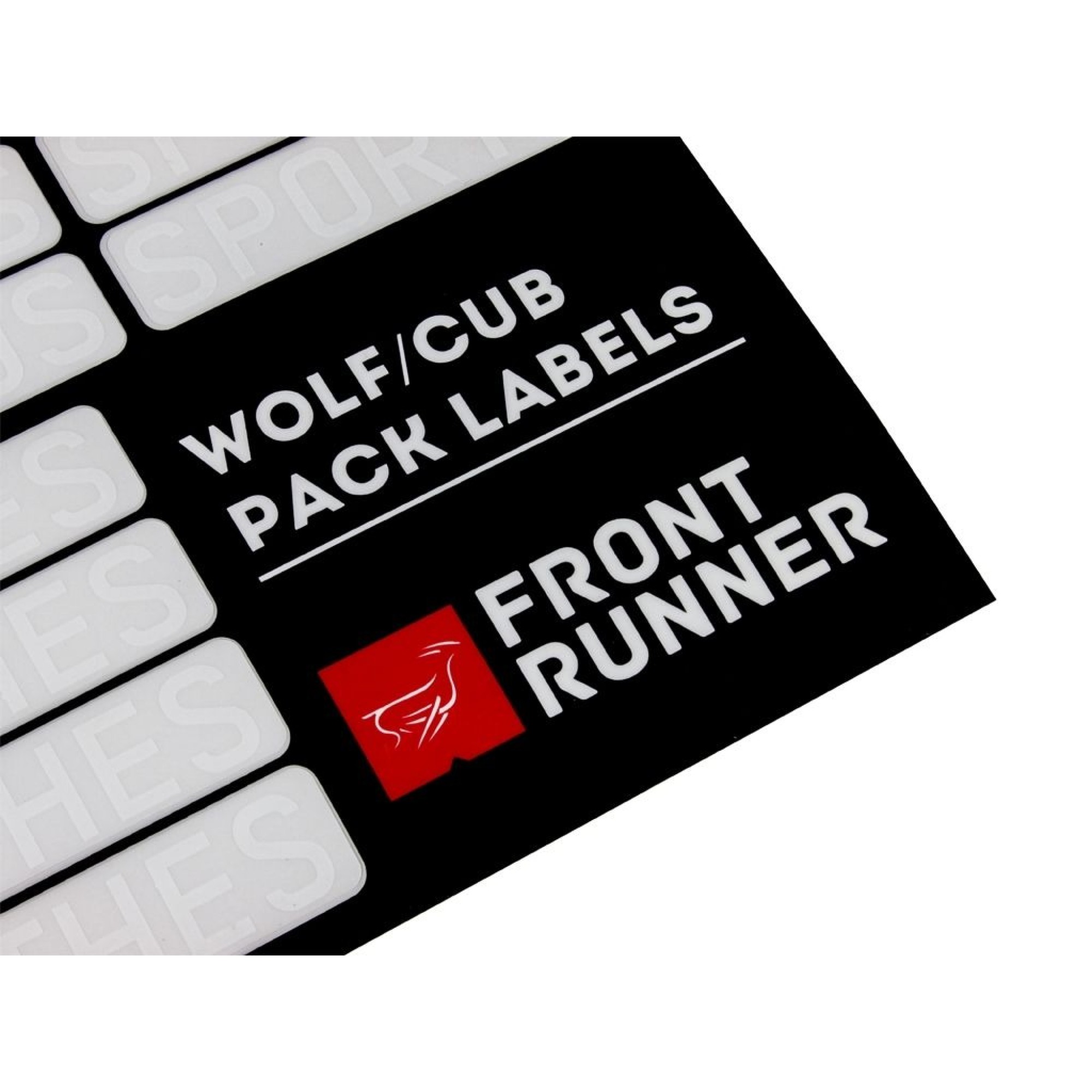 Front Runner Wold/Cub Pack Campsite Organizing Labels
