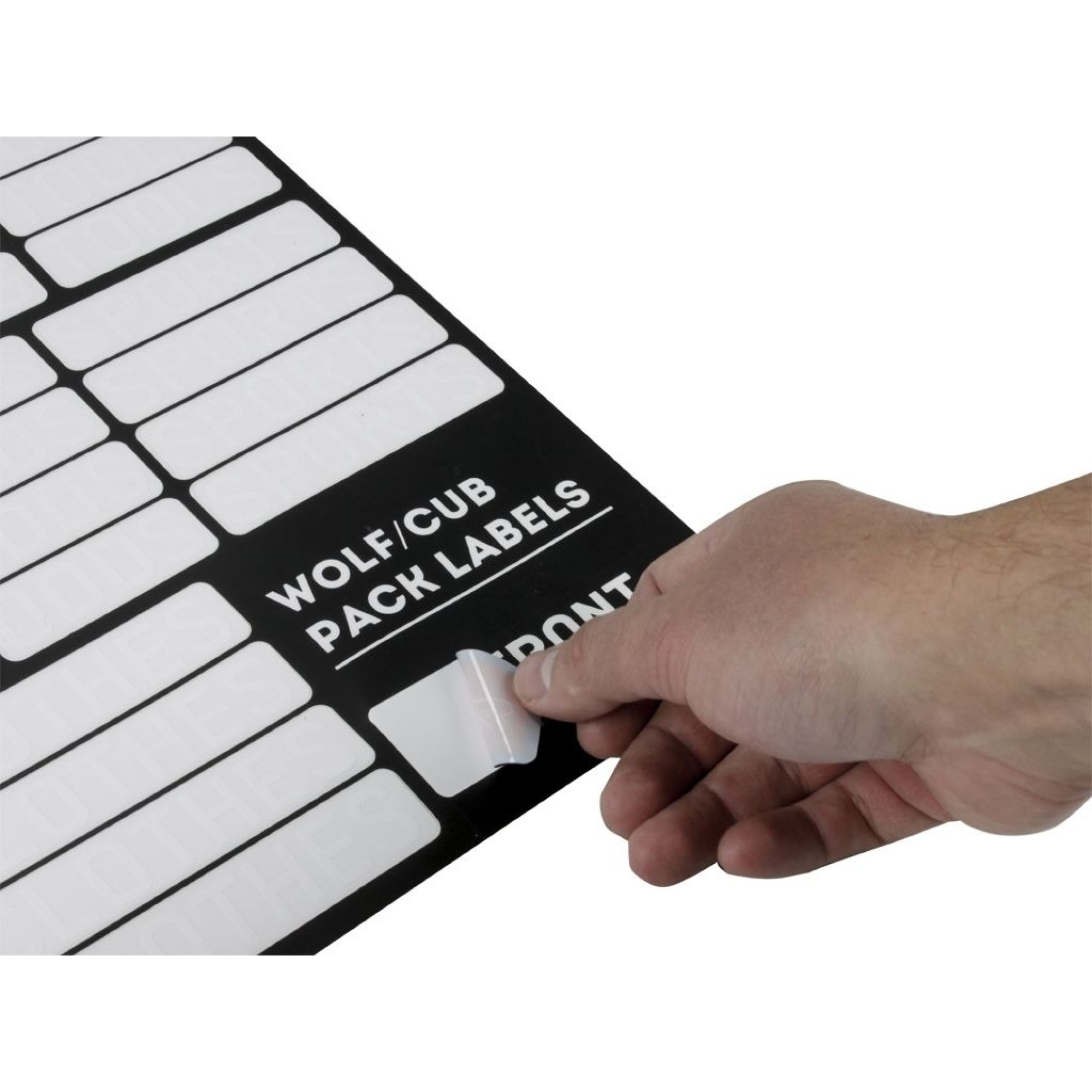 Front Runner Wold/Cub Pack Campsite Organizing Labels
